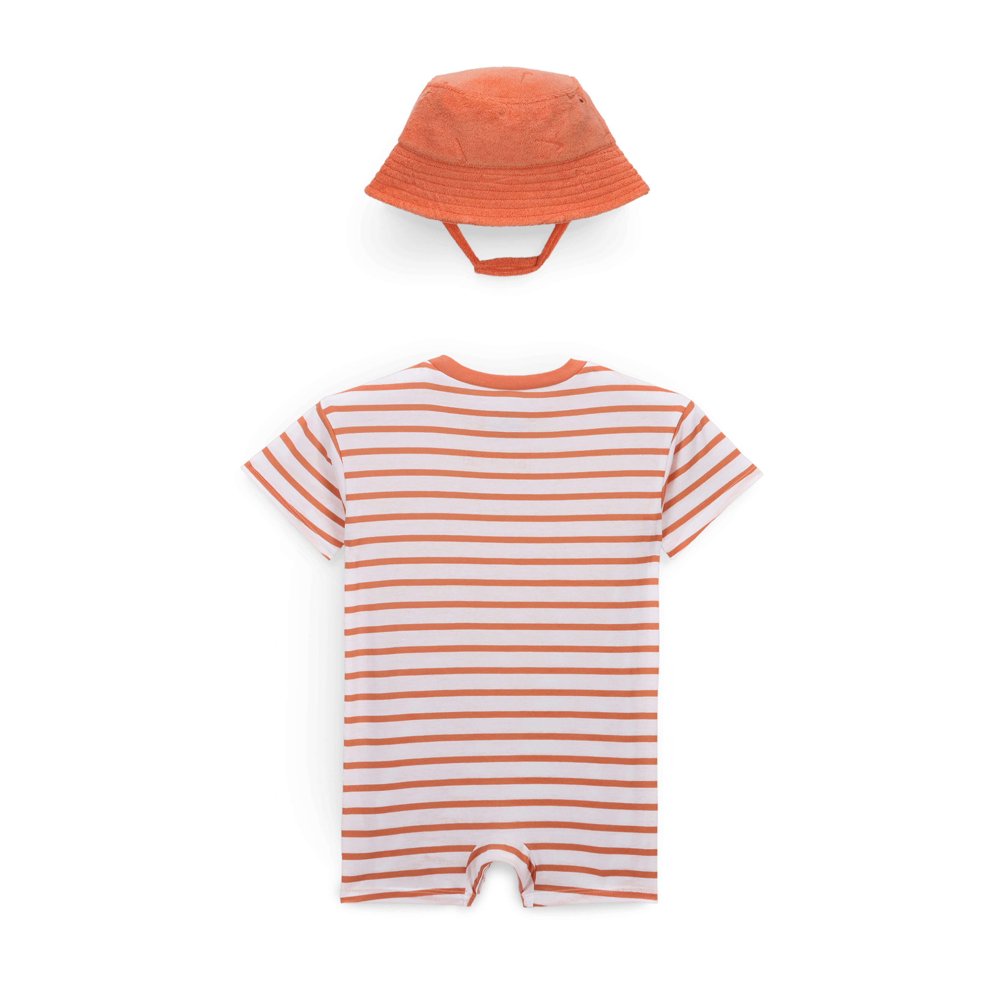 Nike Baby (12-24M) Short Sleeve Romper with Bucket Hat