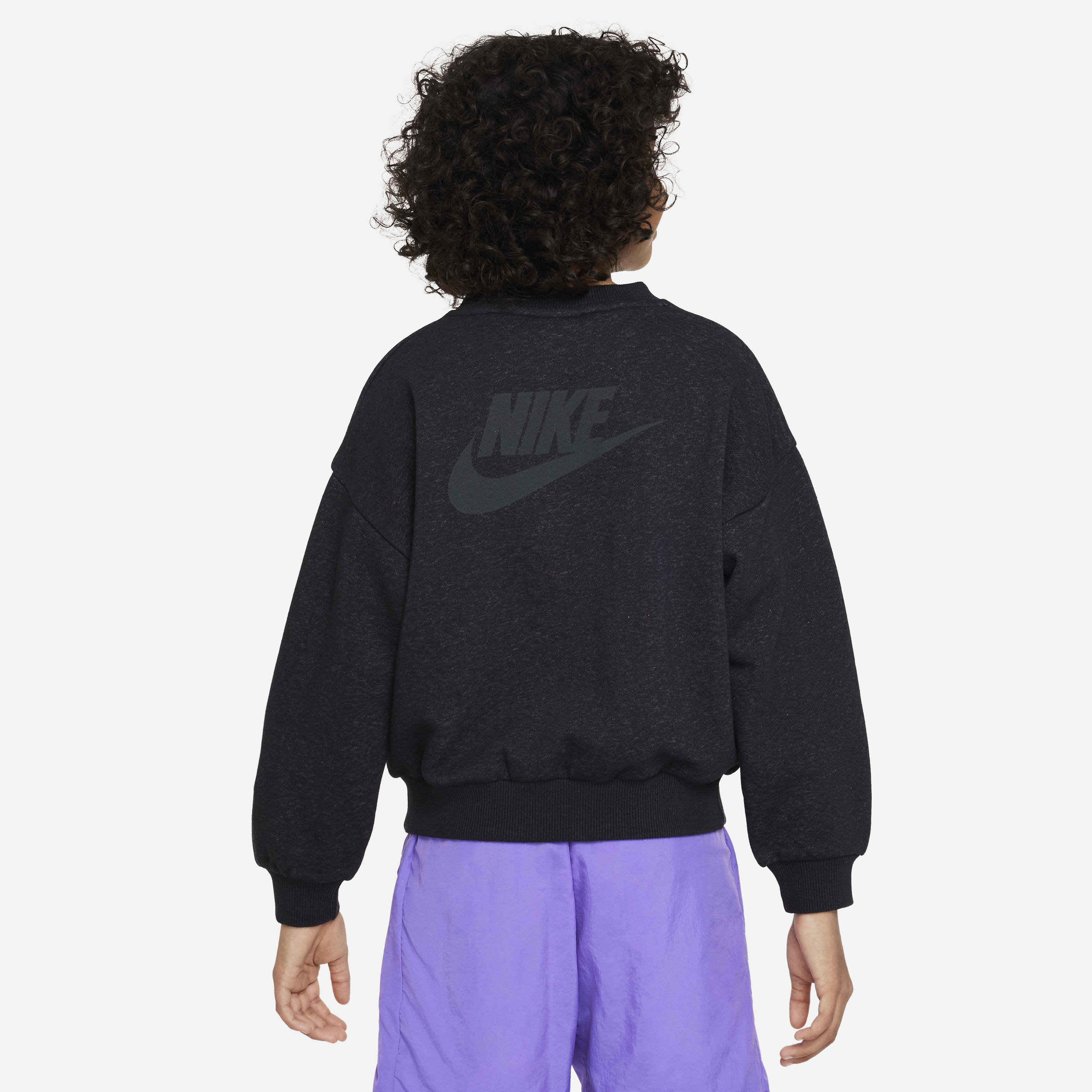 Nike Sportswear Icon Fleece Big Kids' Oversized Sweatshirt