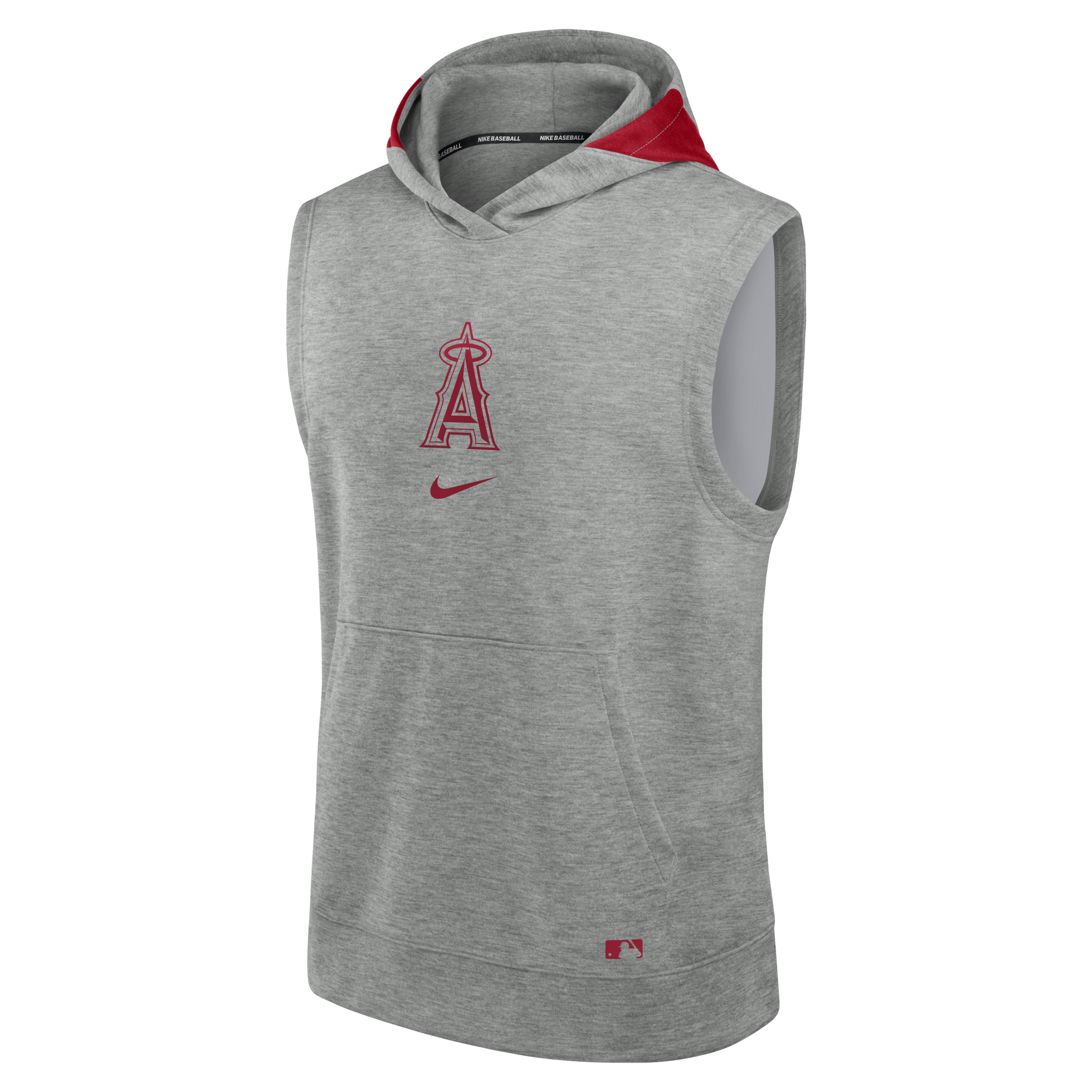 Los Angeles Angels Authentic Collection Early Work Men’s Nike Dri-FIT MLB Sleeveless Pullover Hoodie