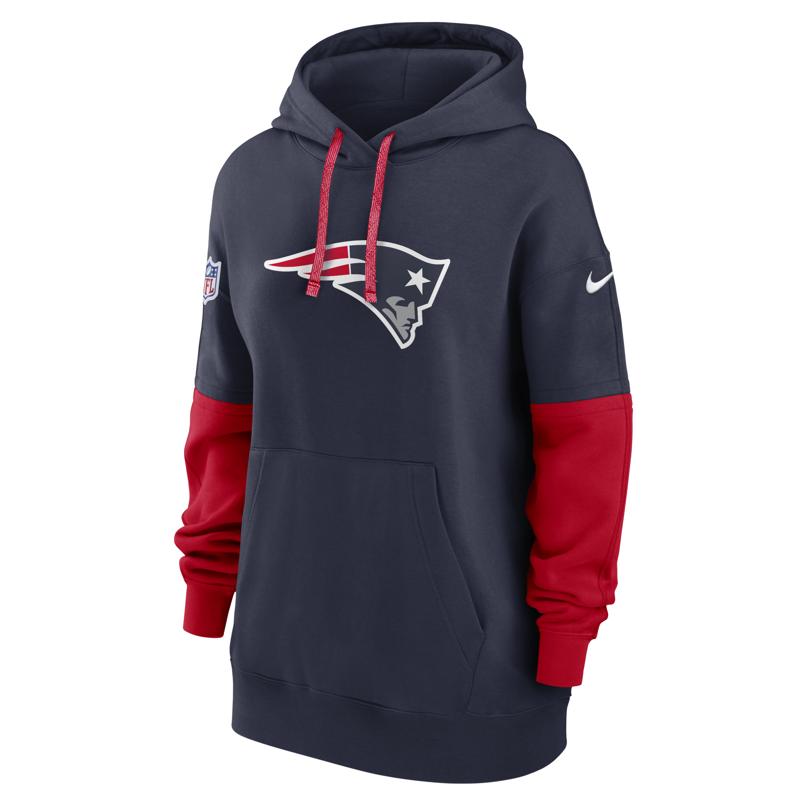 New England Patriots Sideline Essential Women's Nike NFL Pullover Hoodie