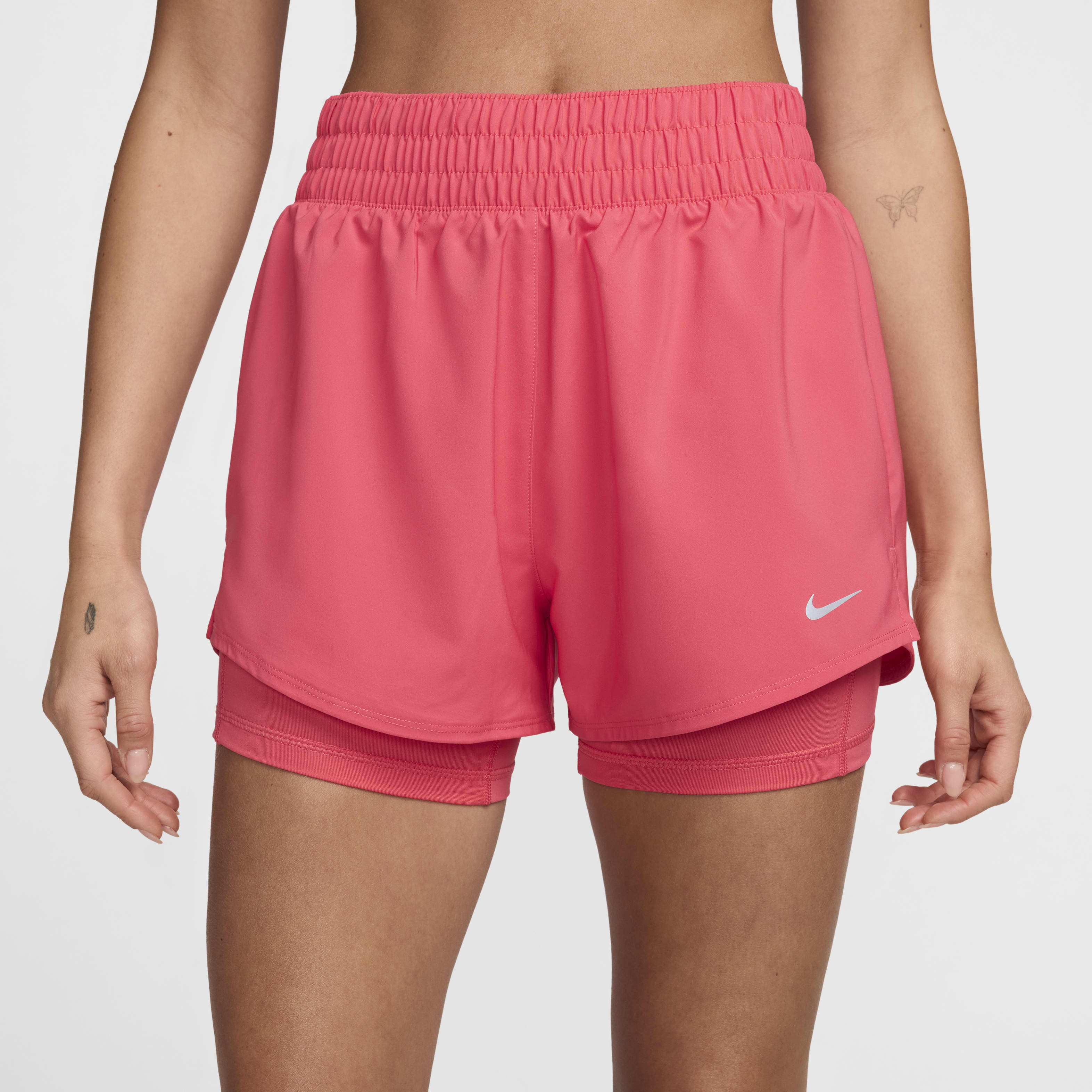 Nike One Women's Dri-FIT High-Waisted 3" 2-in-1 Shorts