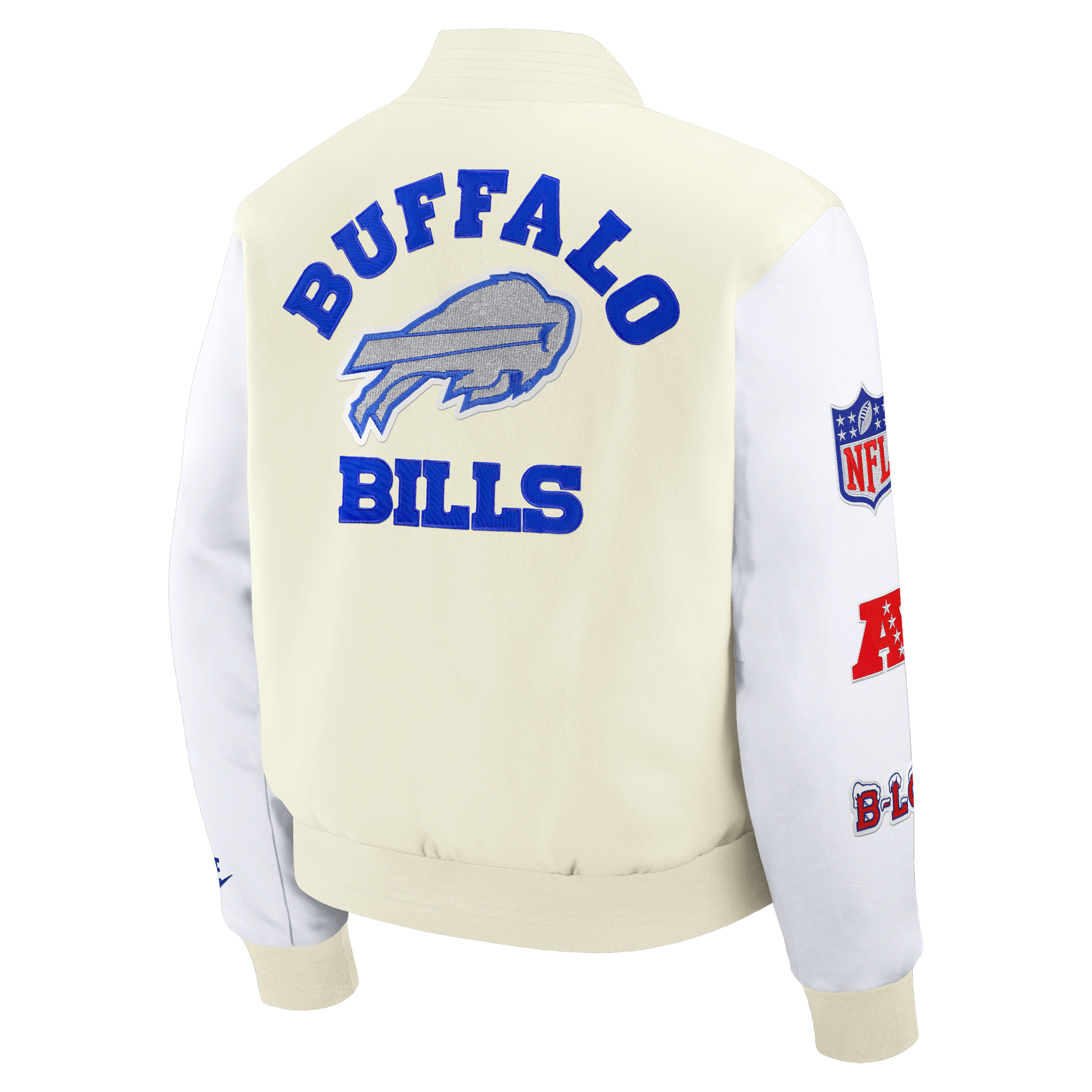 Buffalo Bills Rivalries Collection Men's Nike NFL Full-Snap Varsity Jacket