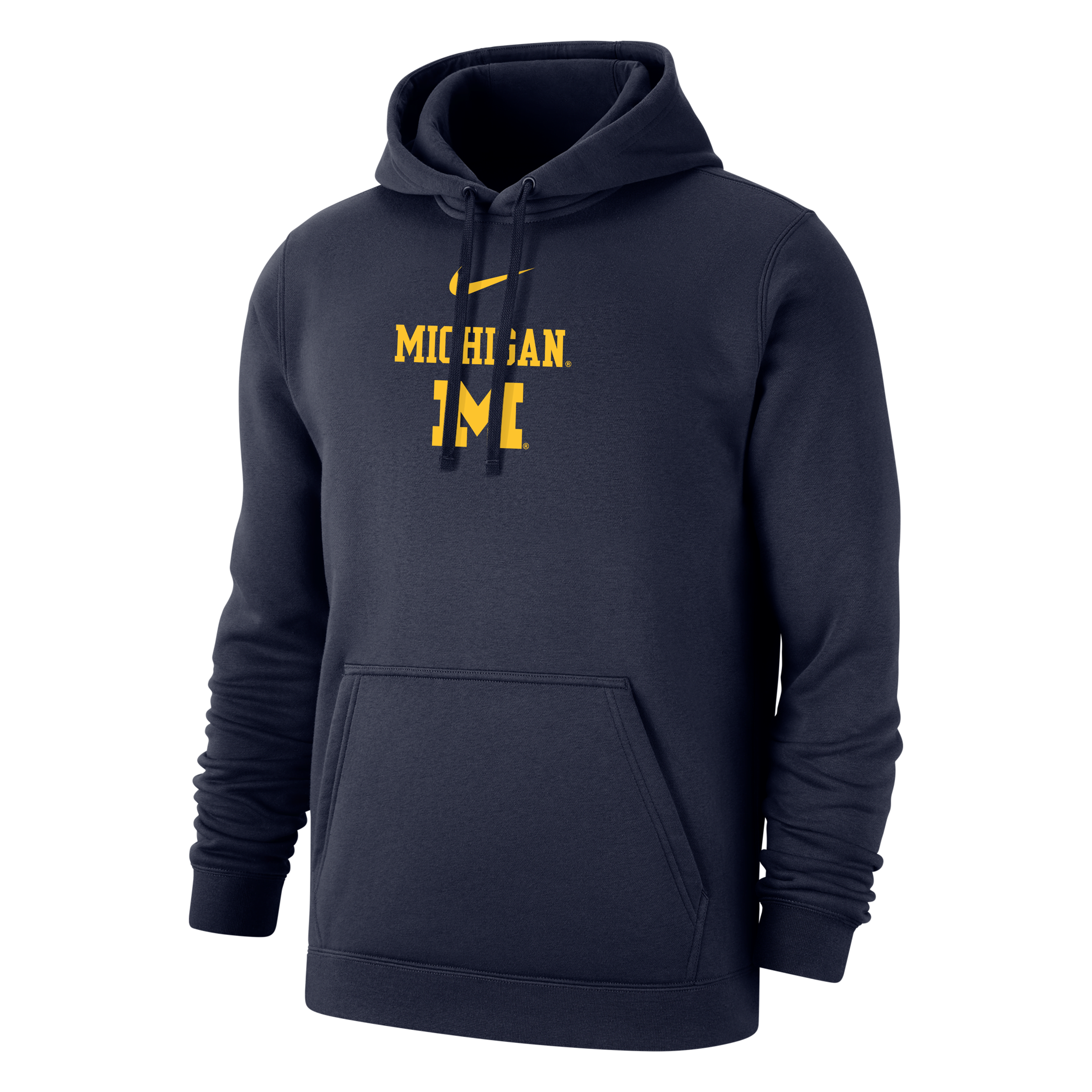 Michigan Club Fleece Men's Nike College Hoodie