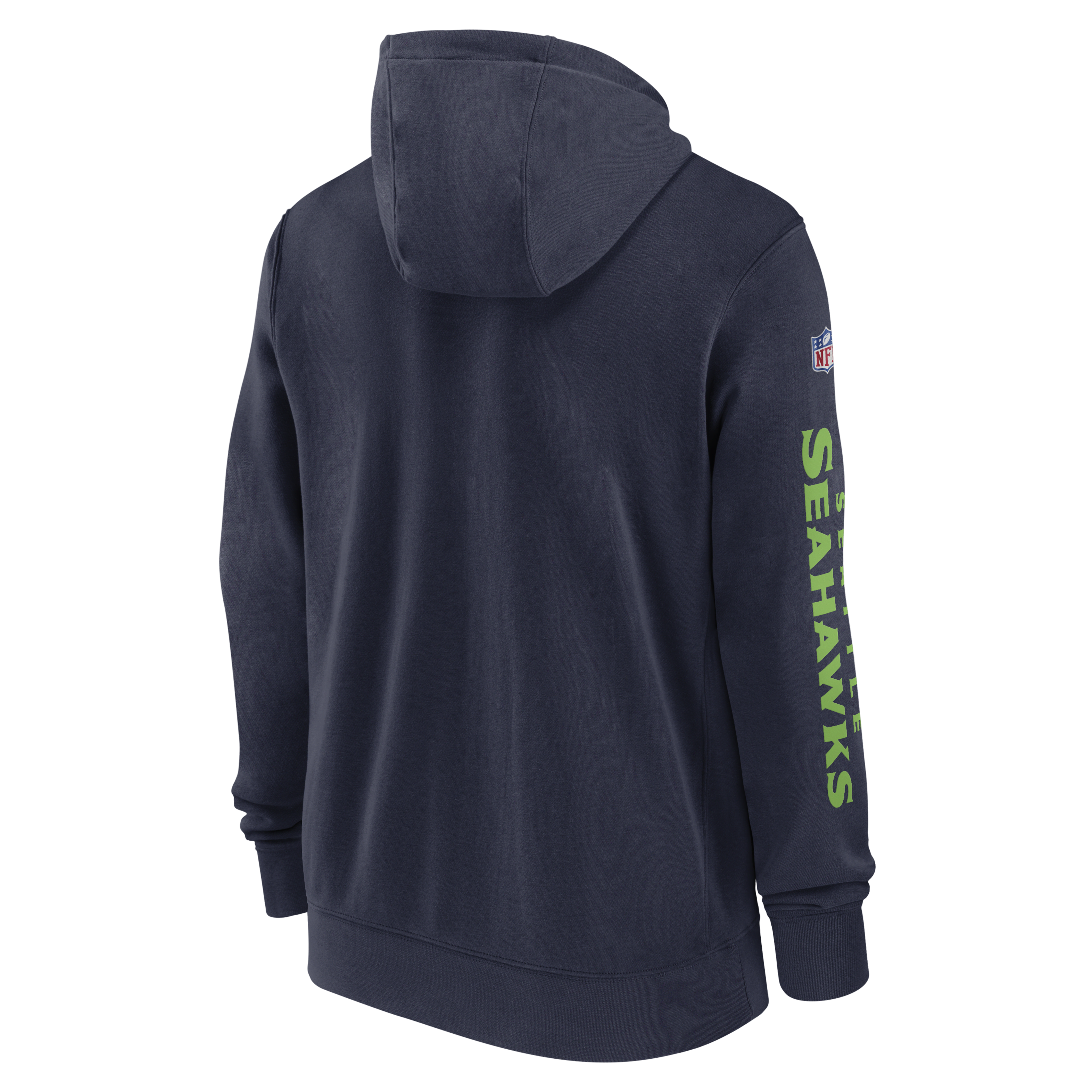 Seattle Seahawks Sideline Team Issue Club Men's Nike Full Zip Hoodie