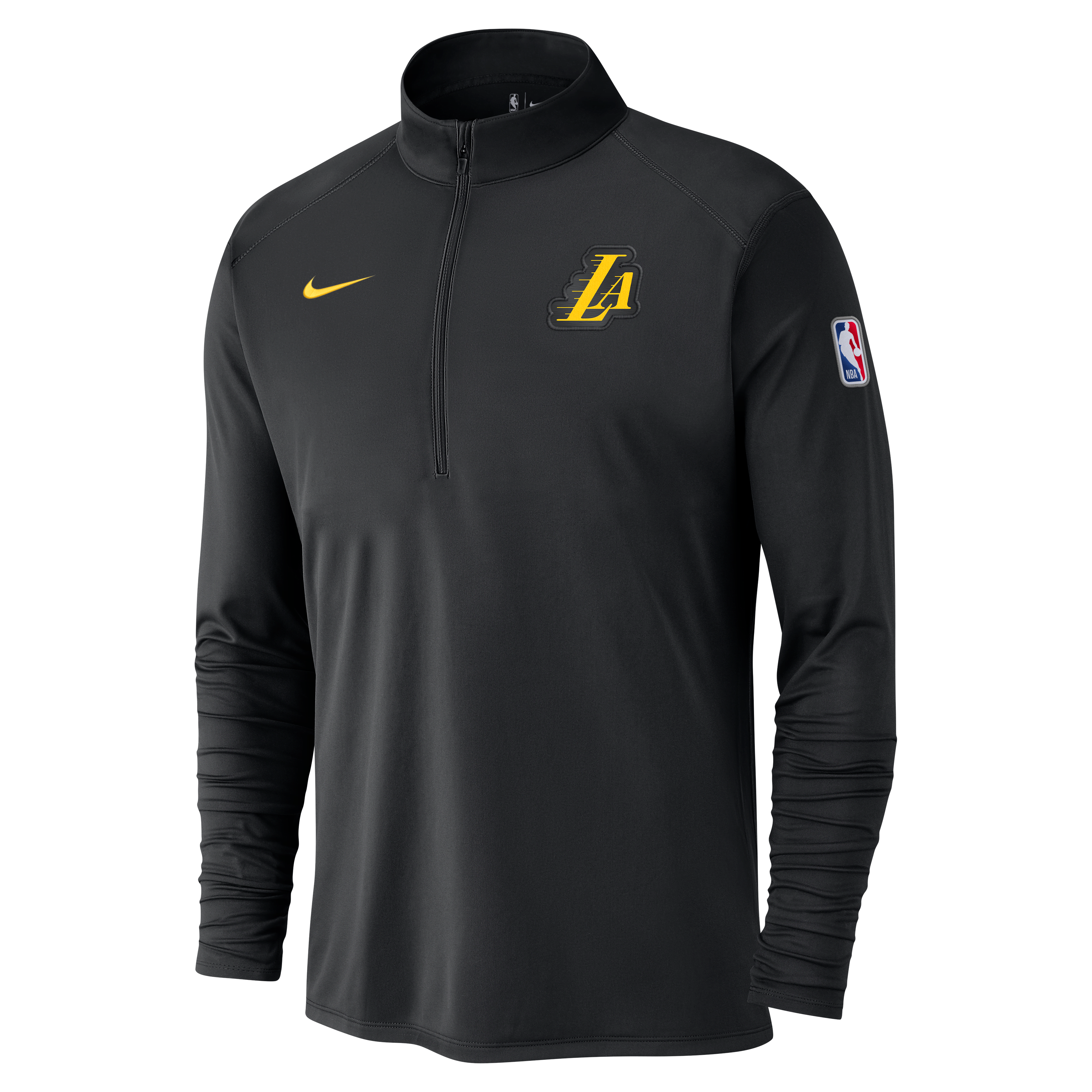 Los Angeles Lakers City Edition Men's Nike Dri-FIT NBA 1/2-Zip Long-Sleeve Top