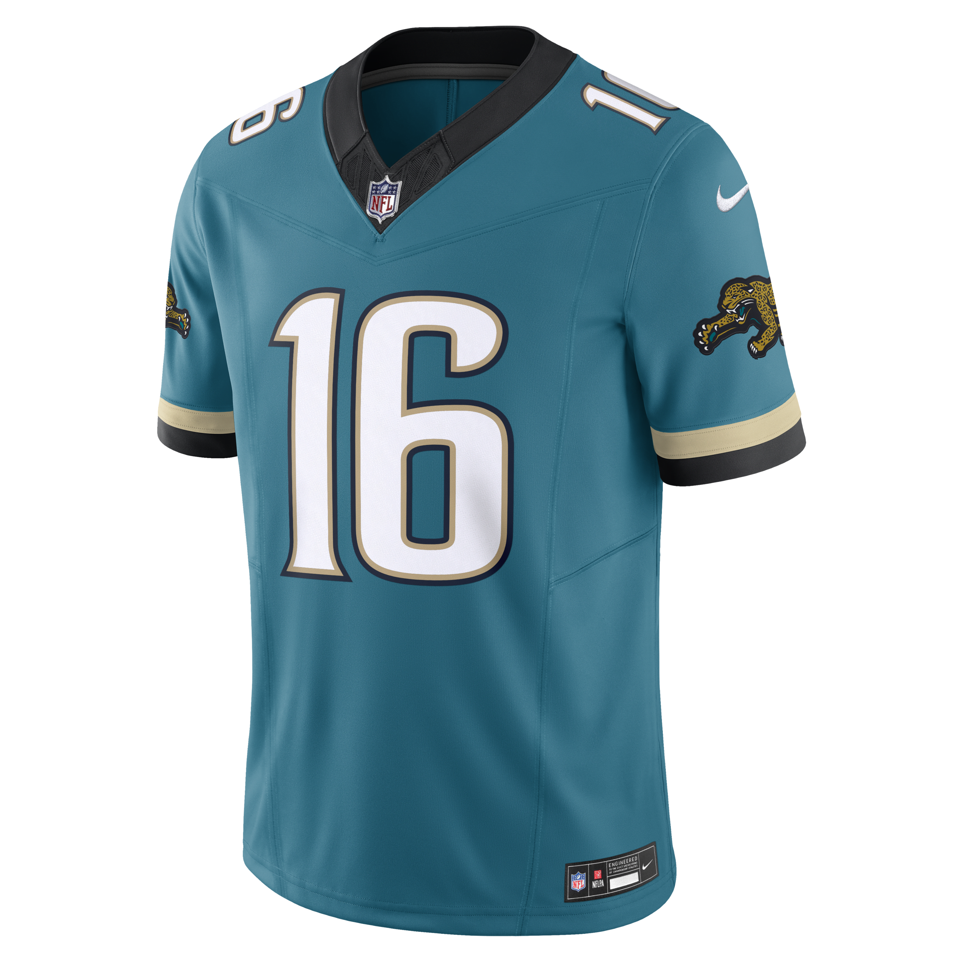 Travis Etienne Jr. Jacksonville Jaguars Men's Nike Dri-FIT NFL Limited Football Jersey