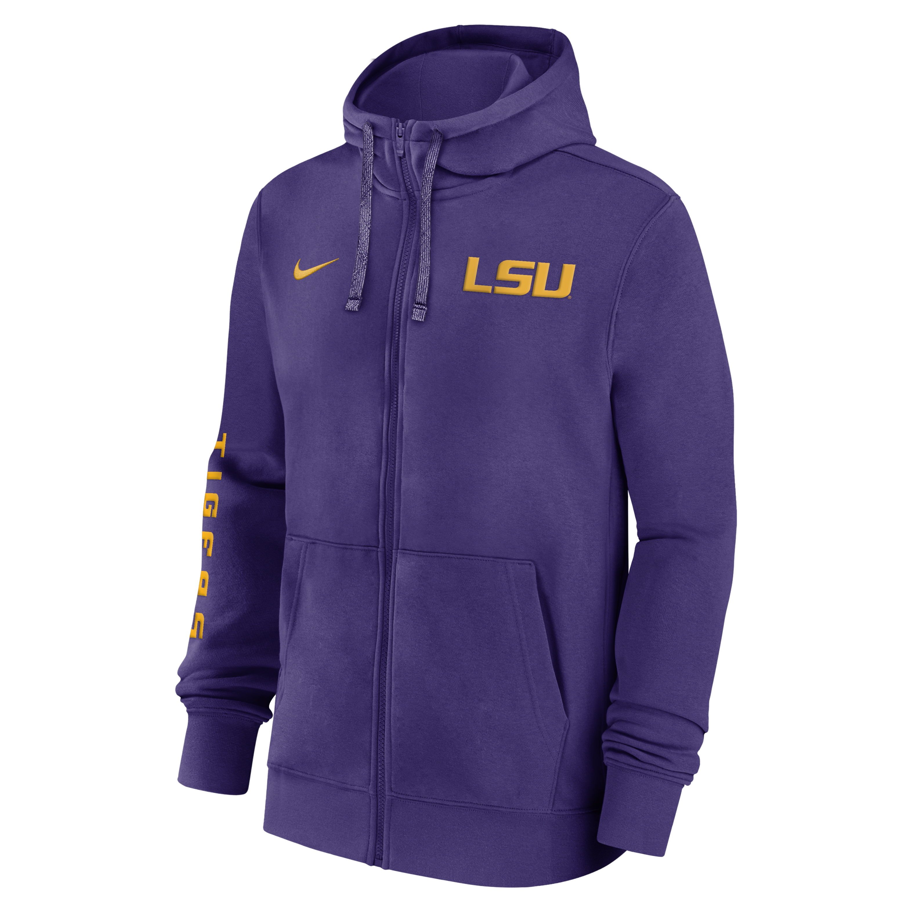 LSU Tigers Sideline Team Issue Men's Nike College Full-Zip Hoodie