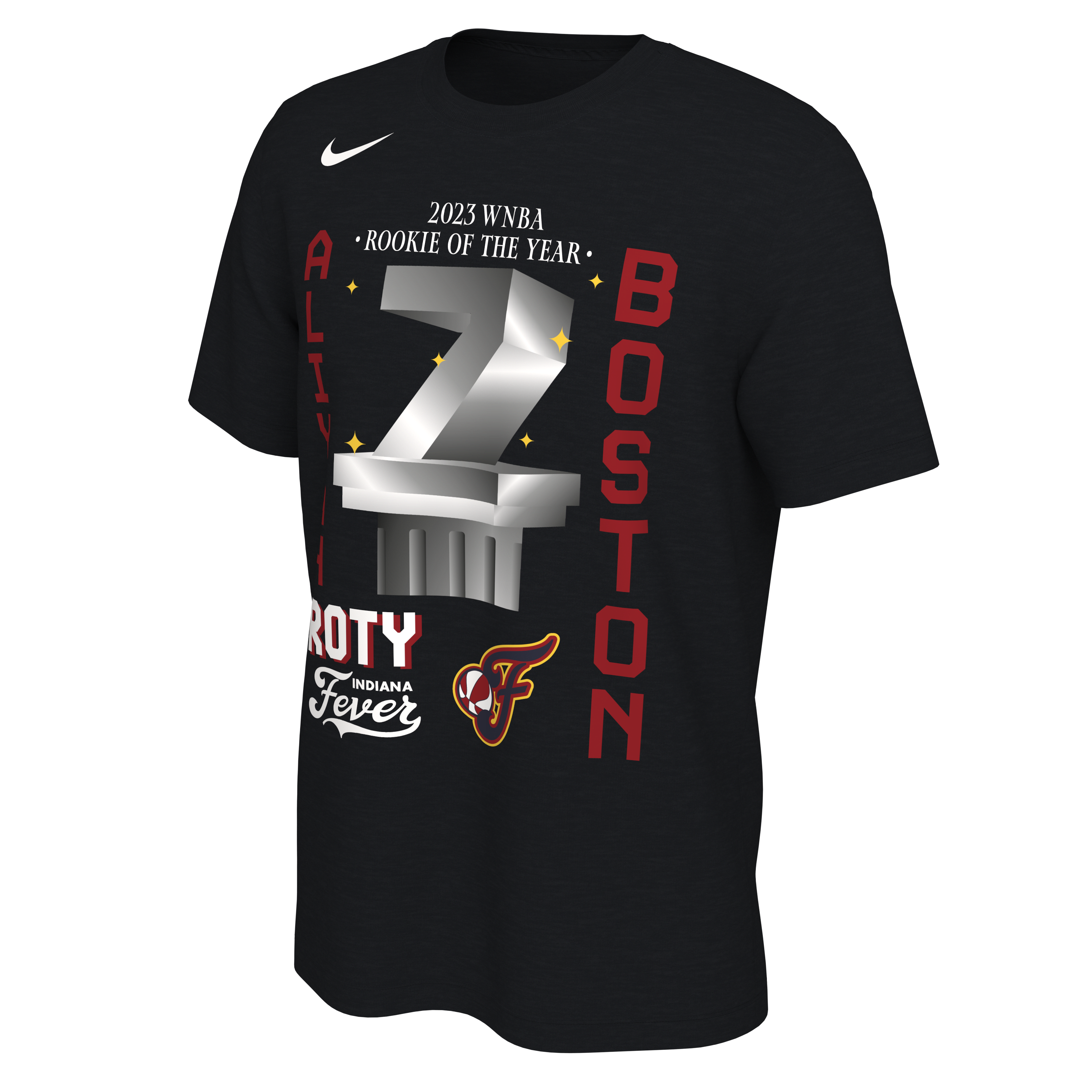 Aliyah Boston Indiana Fever ROTY Men's Nike WNBA T-Shirt