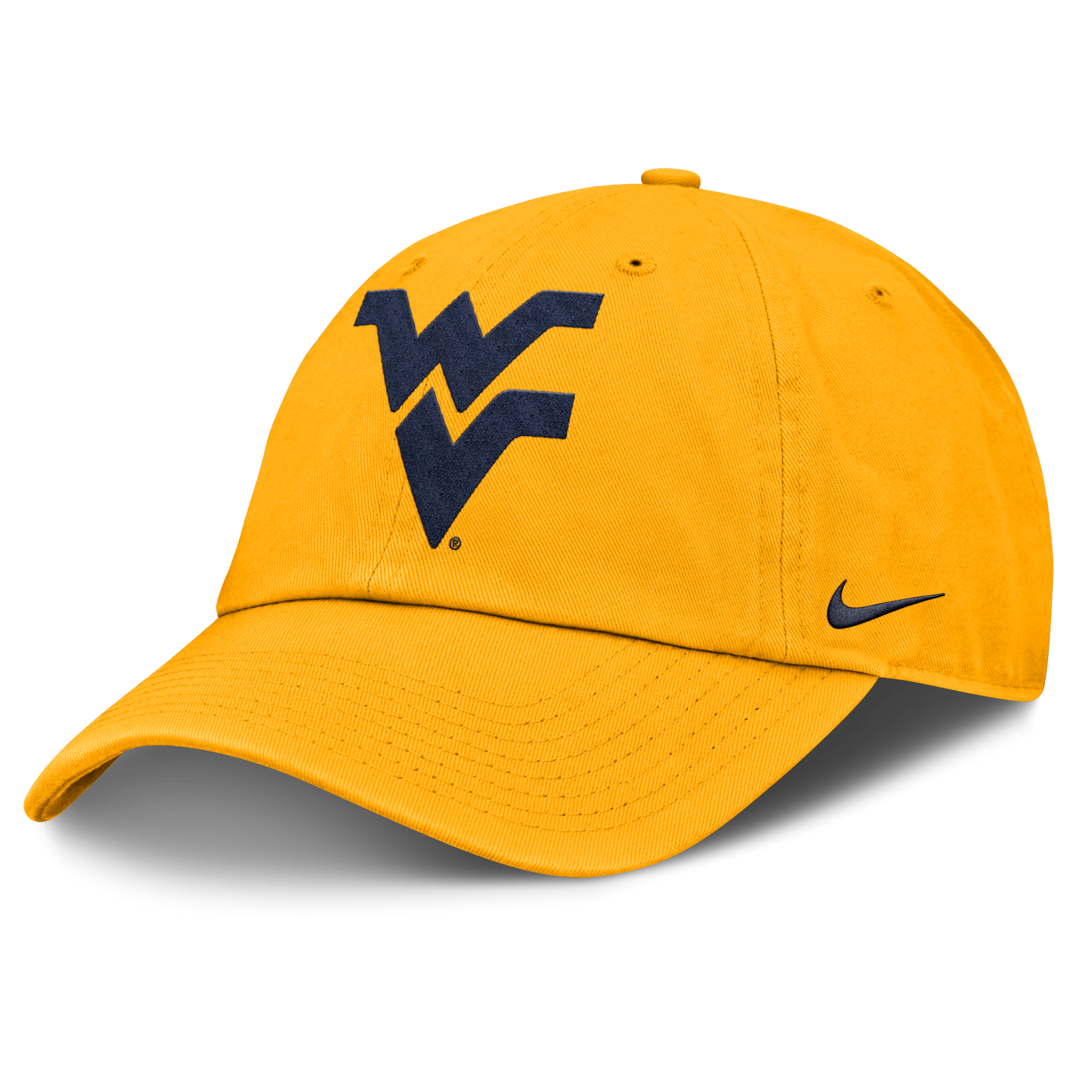 West Virginia Mountaineers Primetime Club Men's Nike College Adjustable Hat