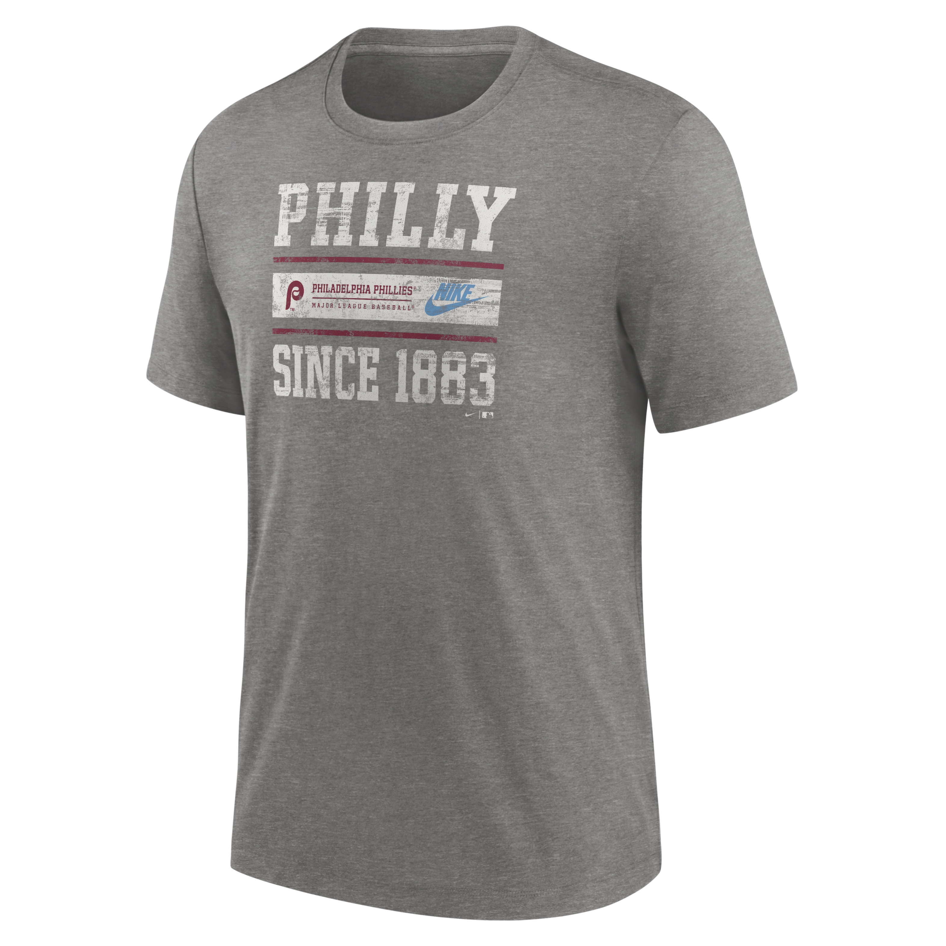 Philadelphia Phillies Cooperstown Local Stack Men's Nike MLB T-Shirt