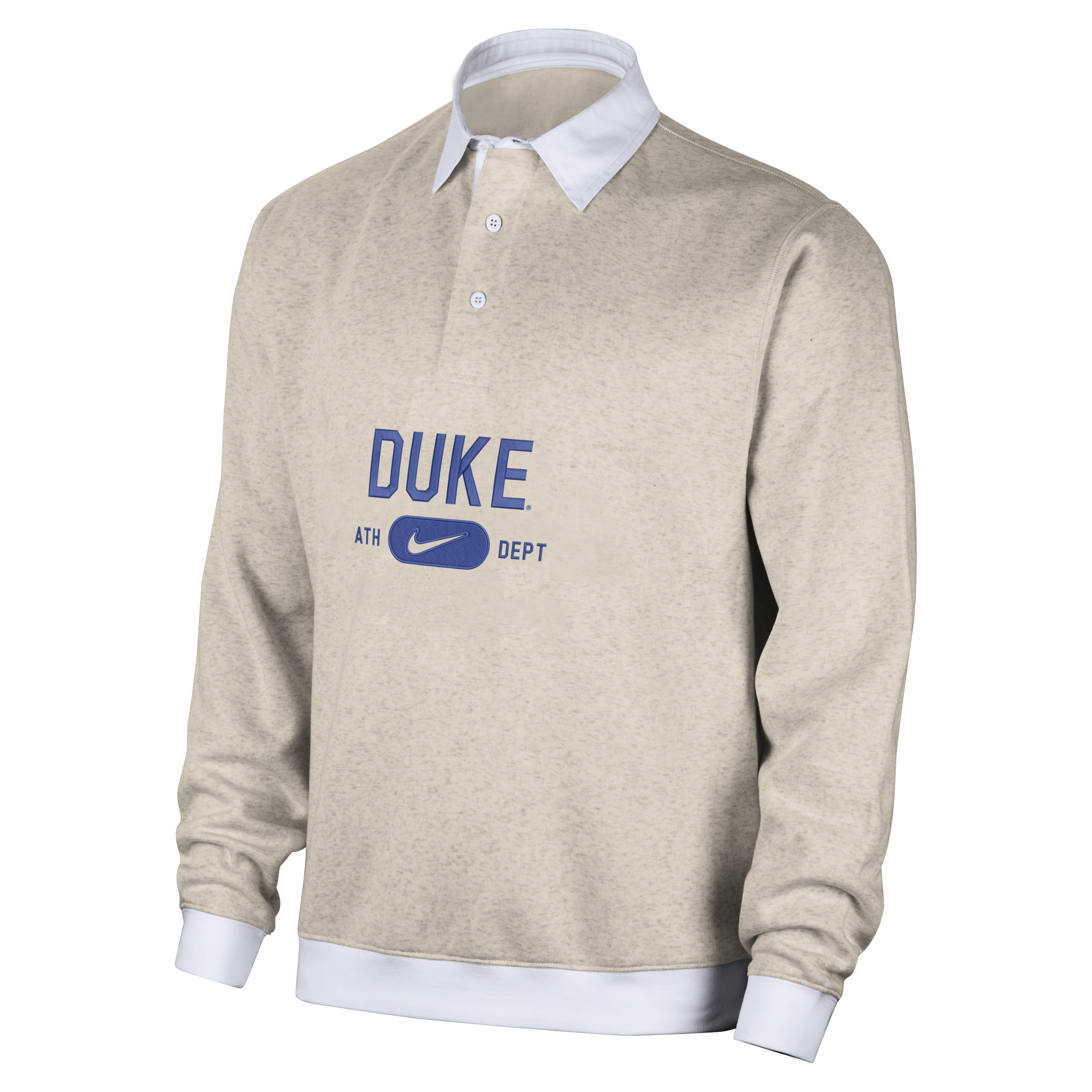 Duke Club Fleece Men's Nike College Long-Sleeve Polo