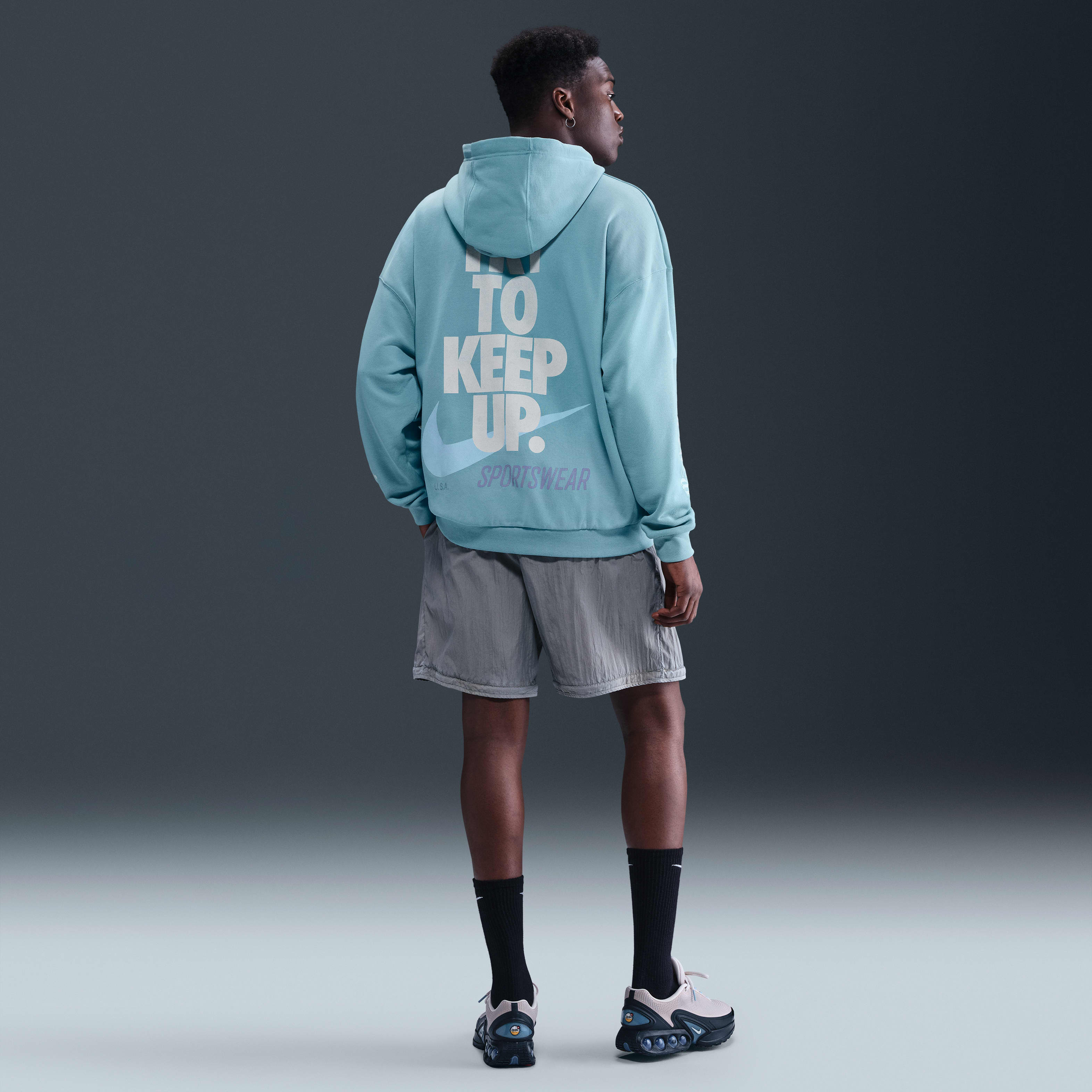 Nike Club Men's Oversized French Terry Pullover Hoodie