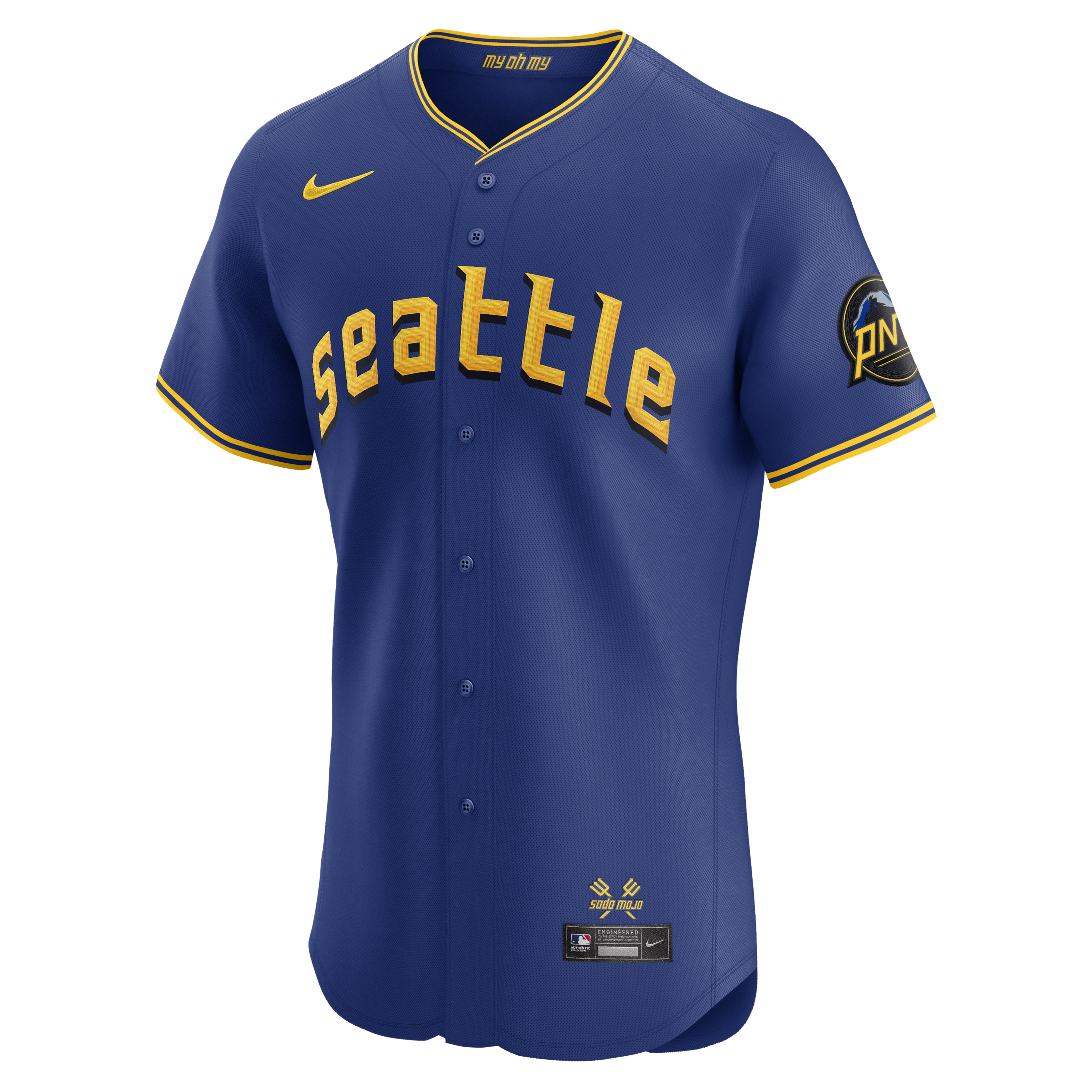 Seattle Mariners City Connect Men's Nike Dri-FIT ADV MLB Elite Jersey