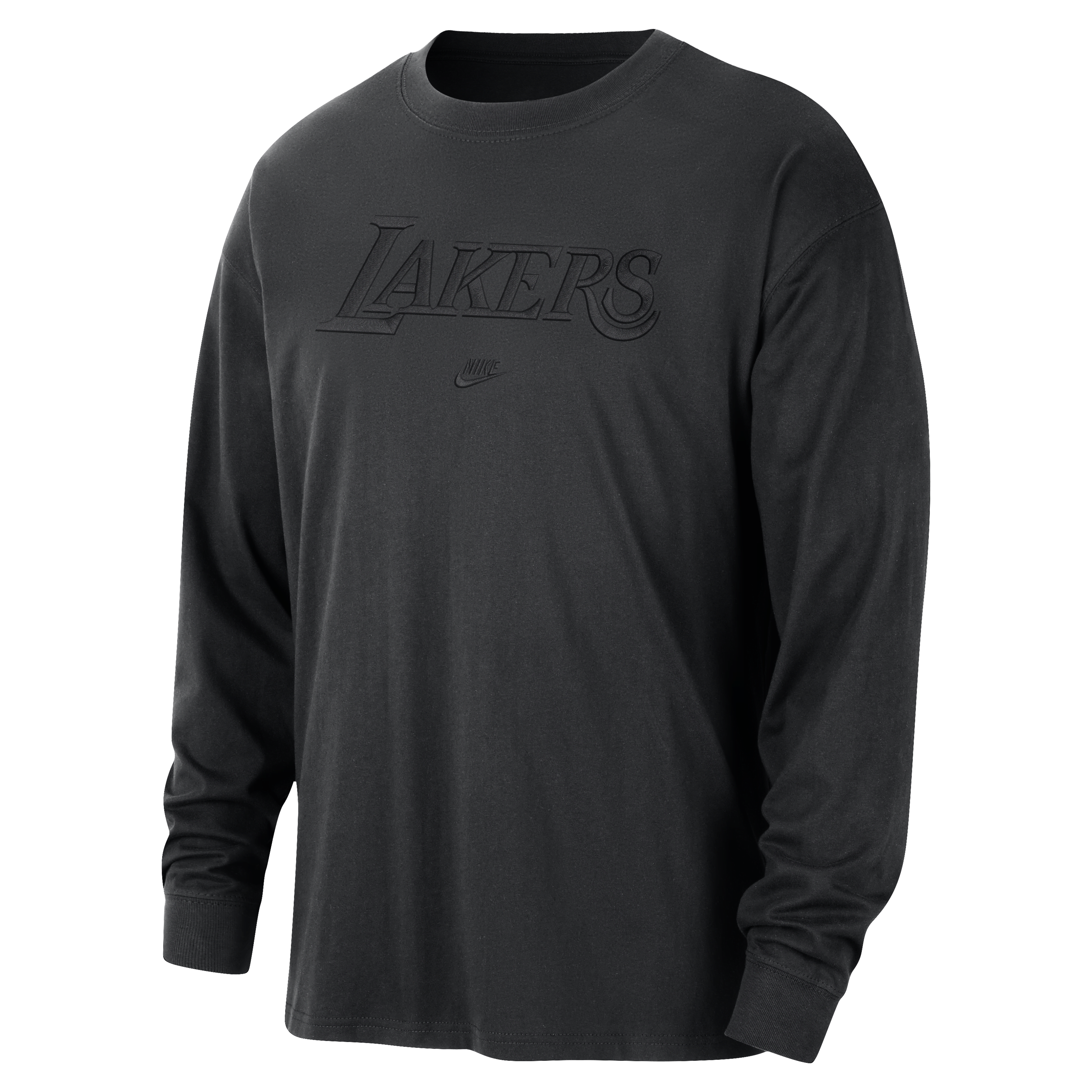 Los Angeles Lakers Courtside Premium Essential Men's Nike NBA Long-Sleeve T-Shirt