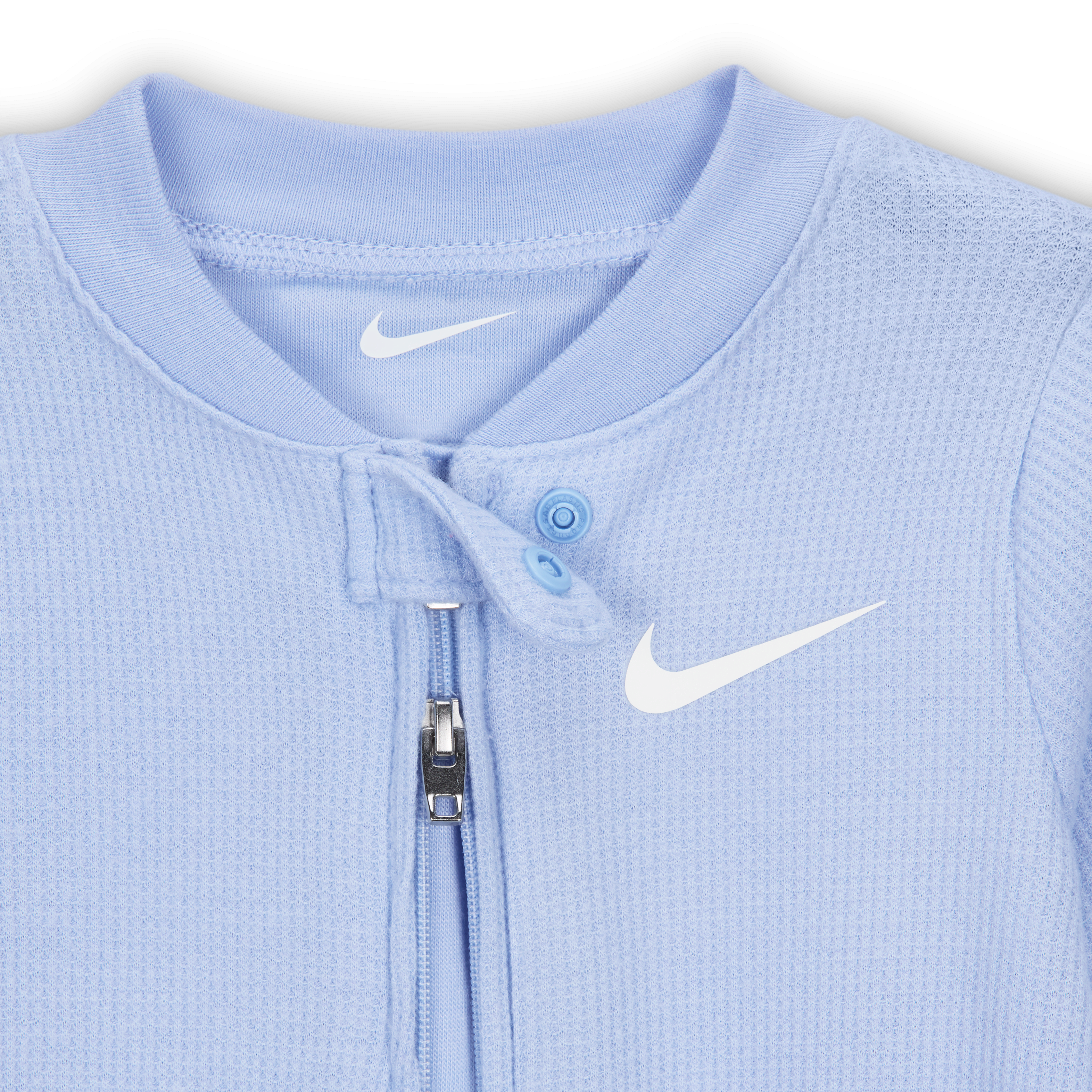 Nike Baby (0-9M) Viscose Waffle Knit Footed Coverall