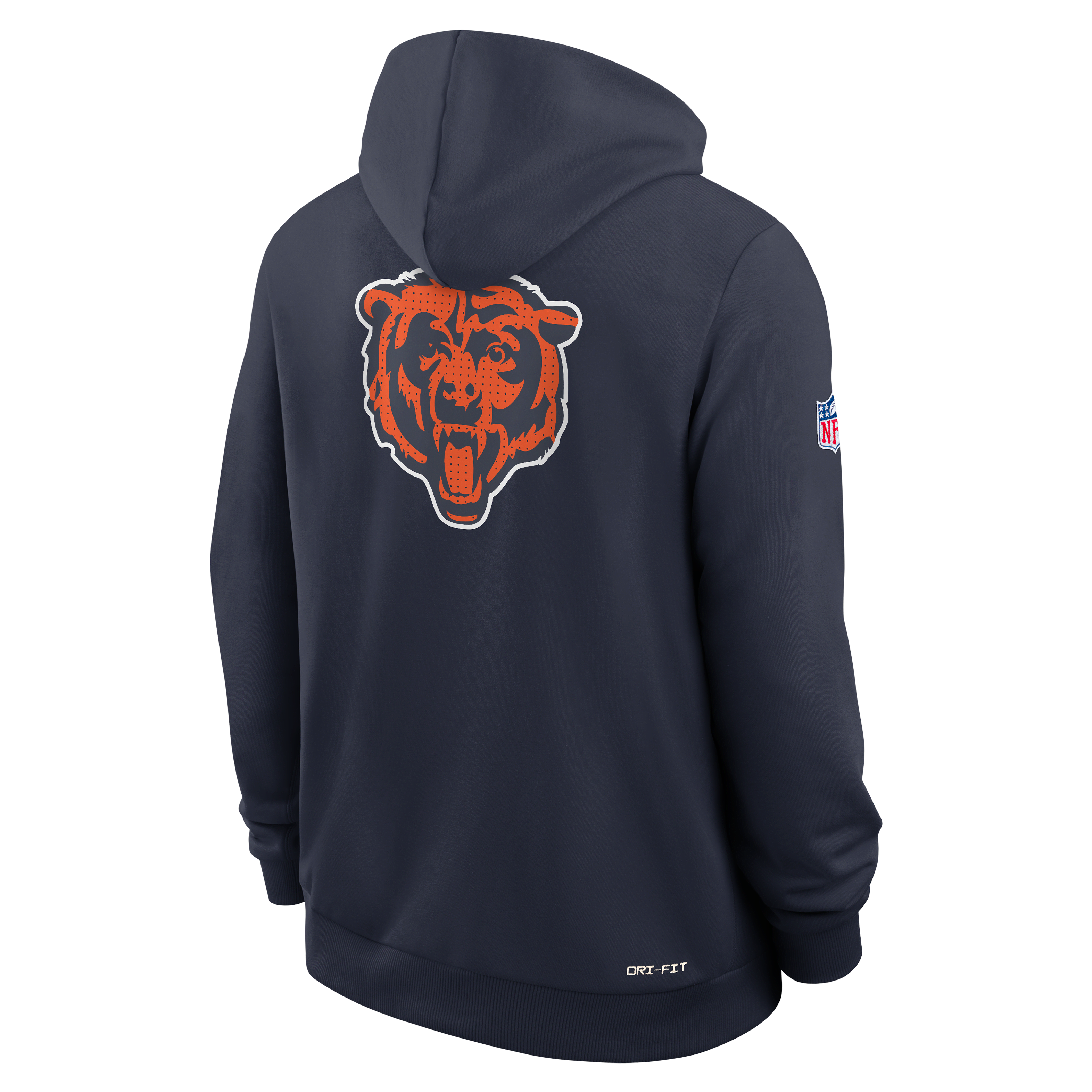 Chicago Bears Utility Player Sideline Men's Nike Dri-FIT NFL Full-Zip Hoodie