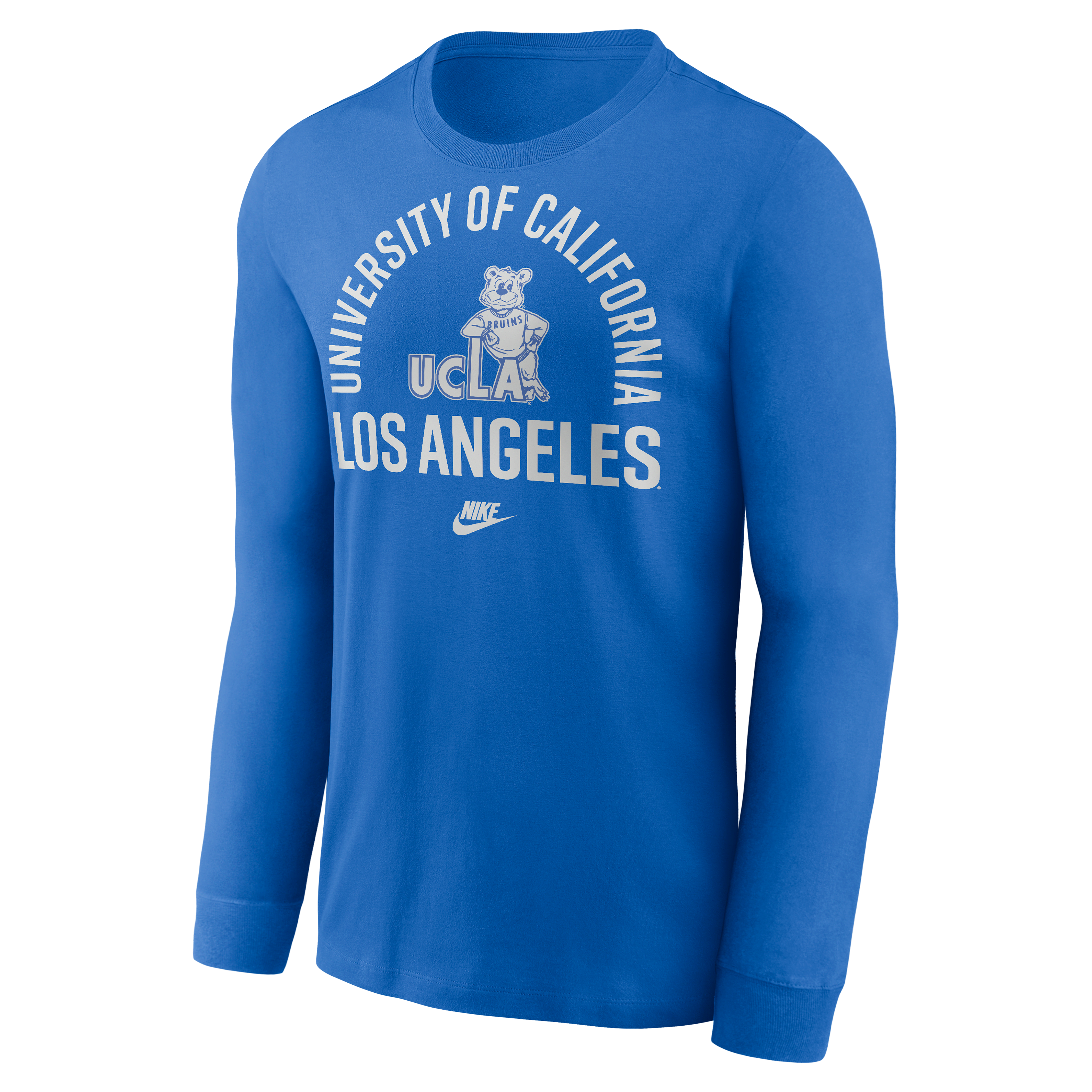 UCLA Legacy Arched Logo Men's Nike College Long-Sleeve T-Shirt