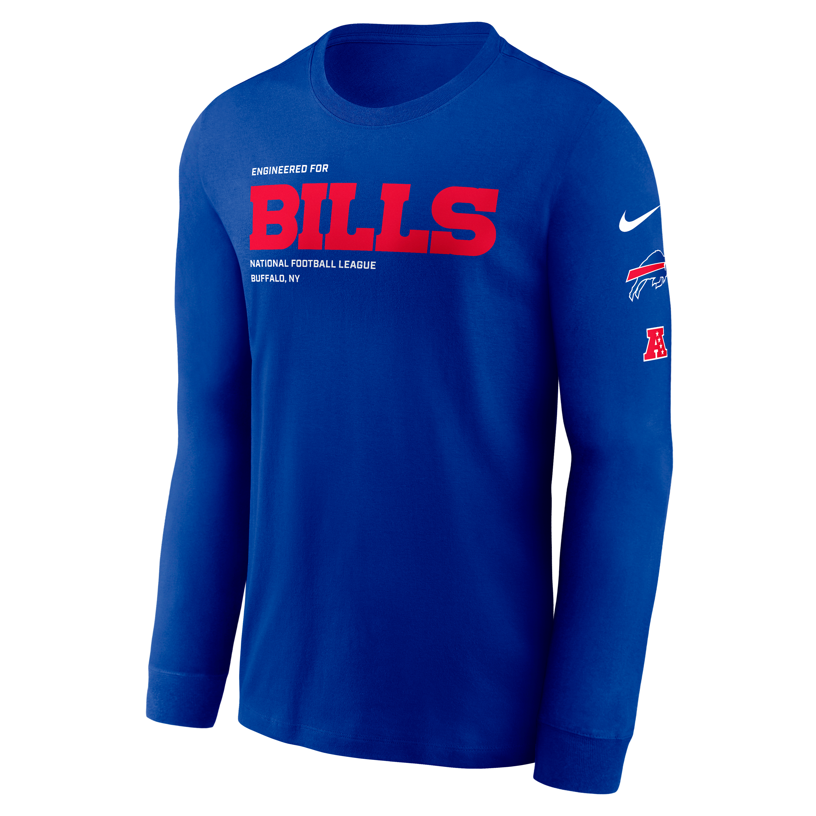 Buffalo Bills Play To Win Essential Men's Nike NFL Long-Sleeve T-Shirt