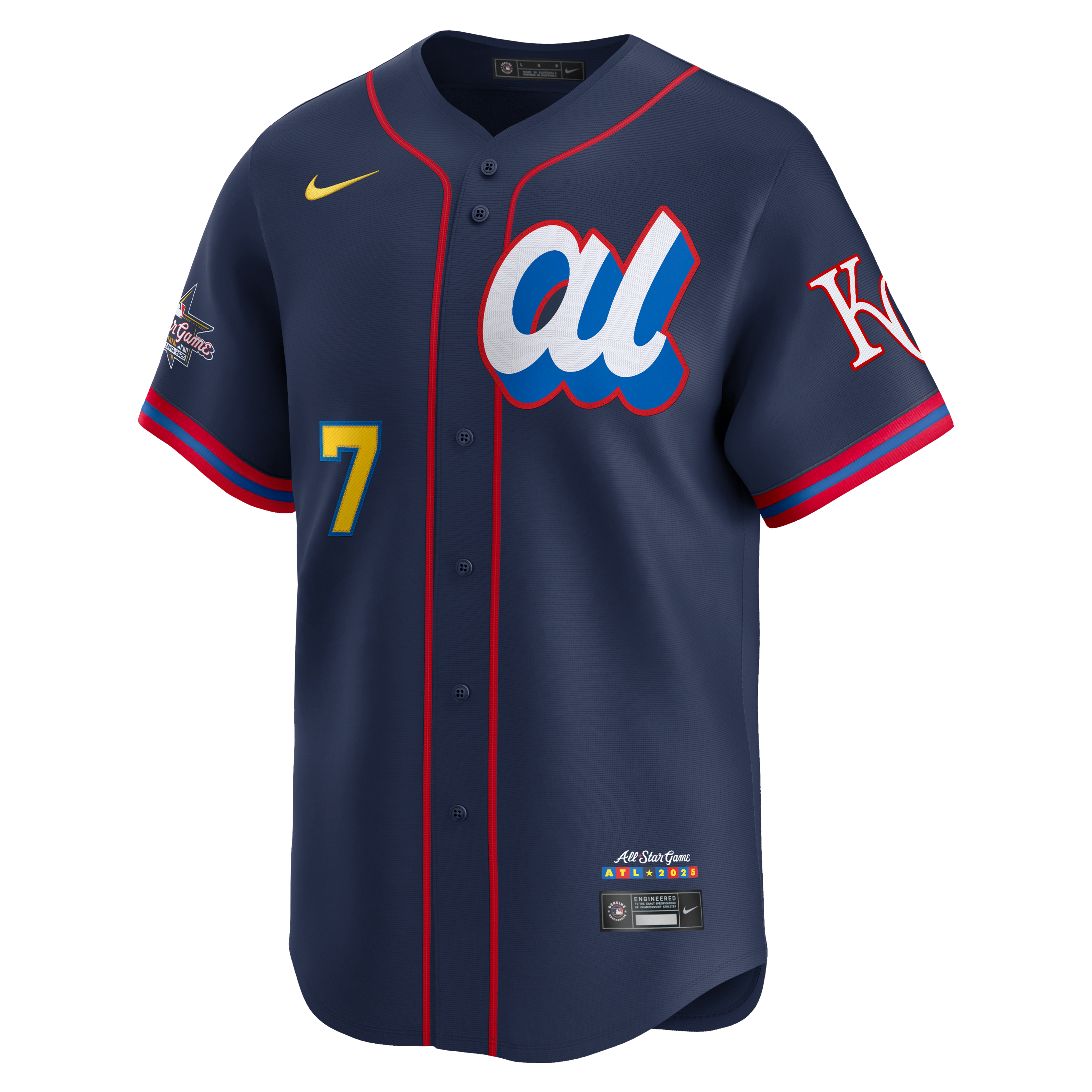 Bobby Witt Jr. American League 2025 Home Run Derby Men's Nike Dri-FIT ADV MLB Limited Jersey