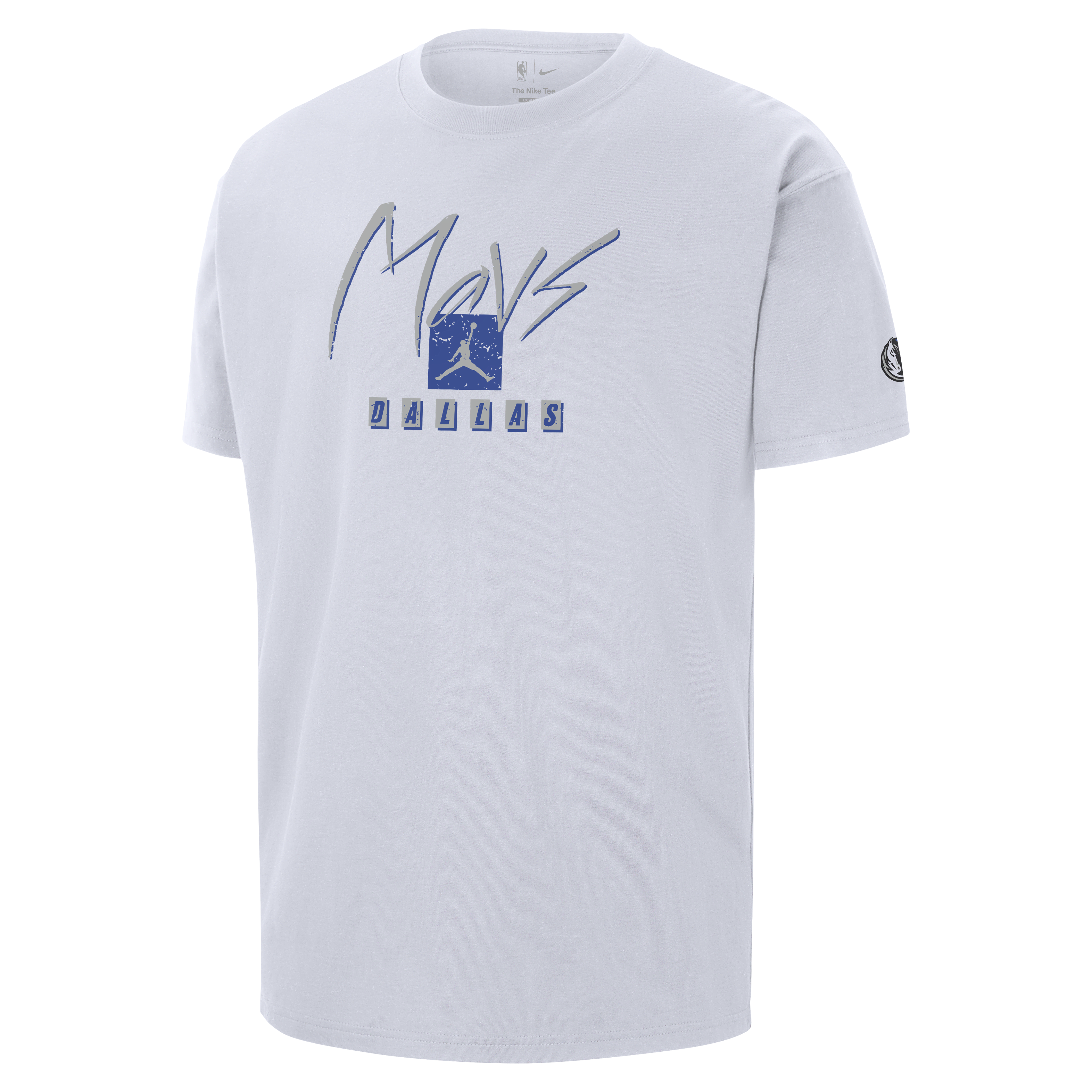 Dallas Mavericks Courtside Statement Edition Men's Jordan NBA Max90 T-Shirt