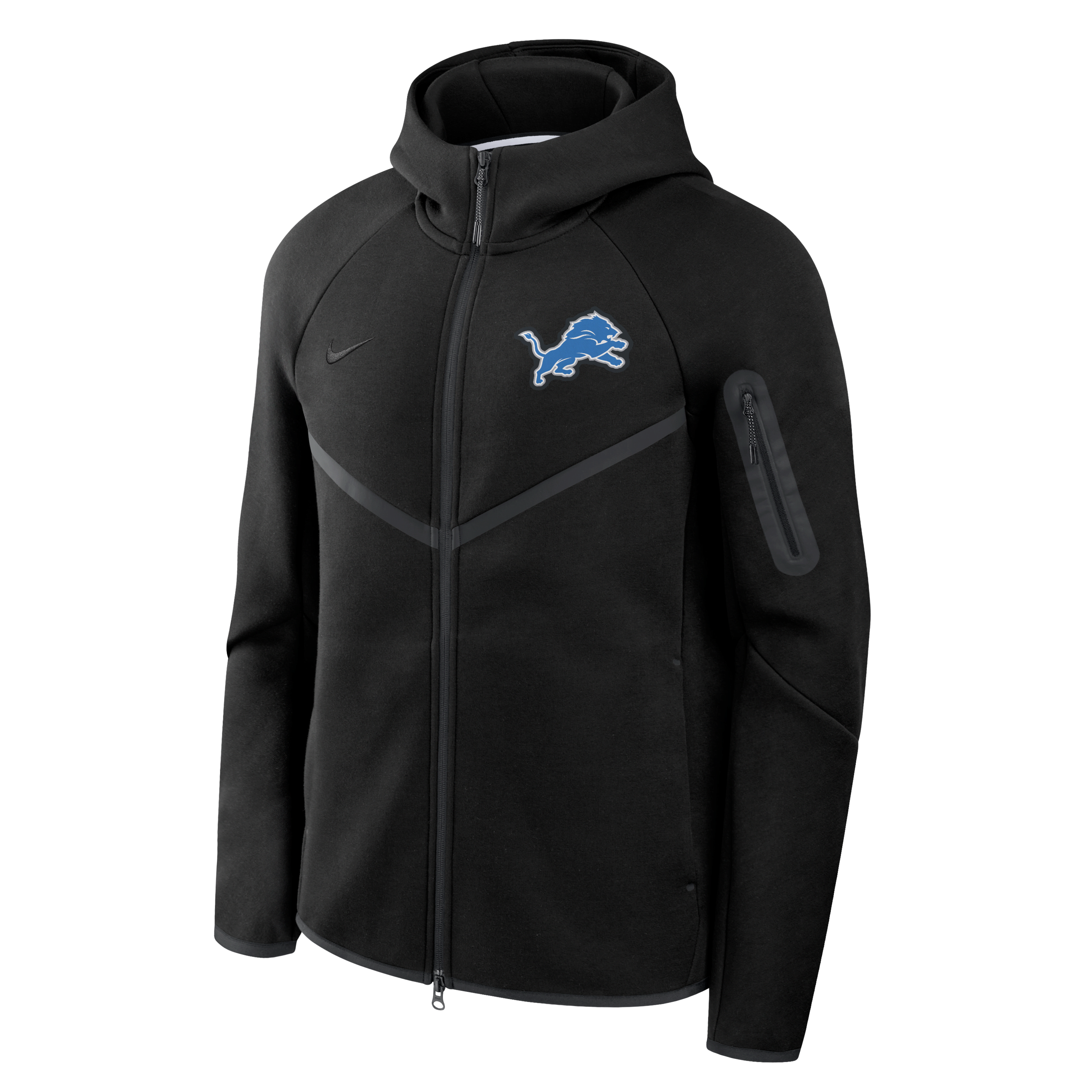 Detroit Lions Tech Fleece Windrunner Men's Nike NFL Full-Zip Hooded Jacket