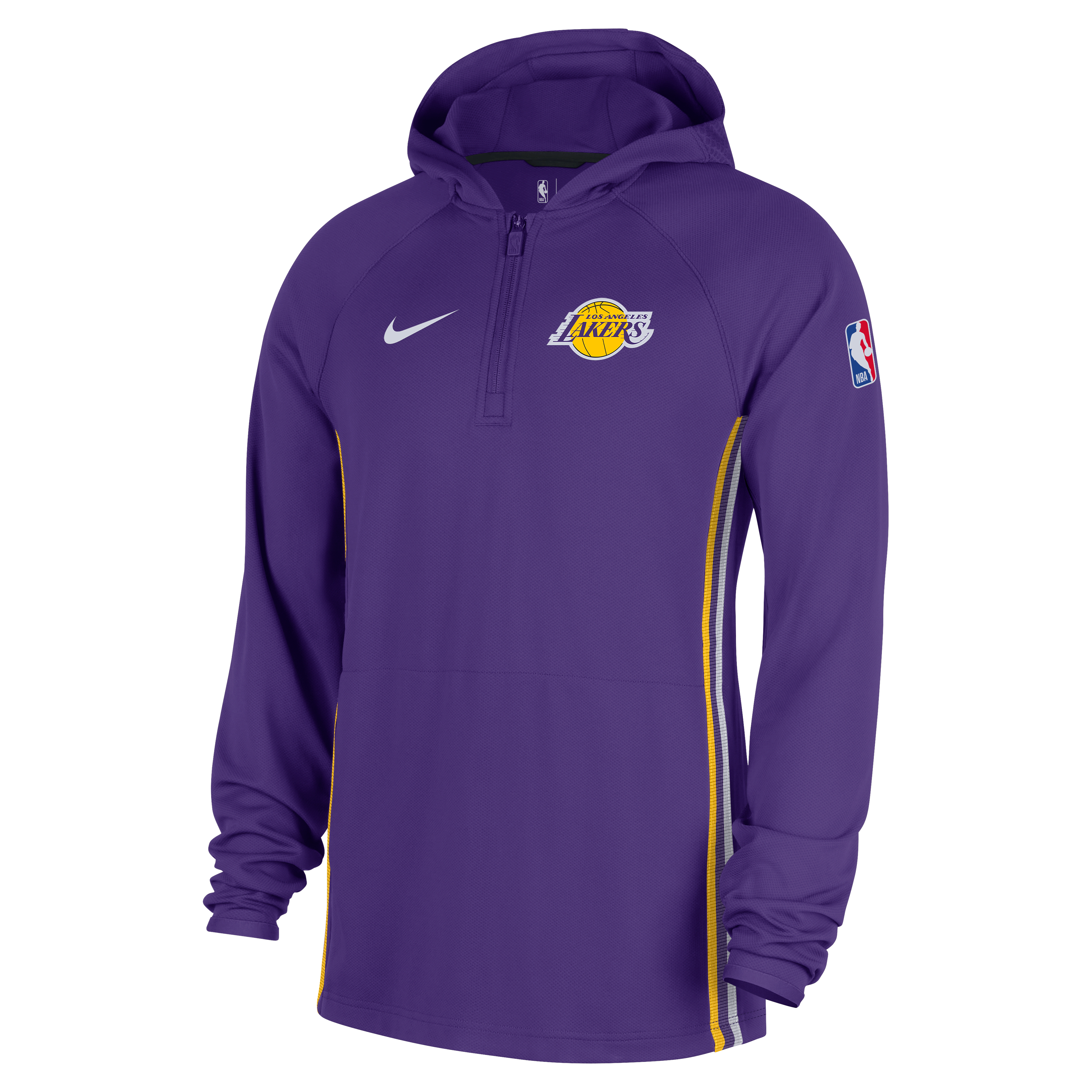 Los Angeles Lakers Zoned Men's Nike Dri-FIT NBA 1/4-Zip Hoodie