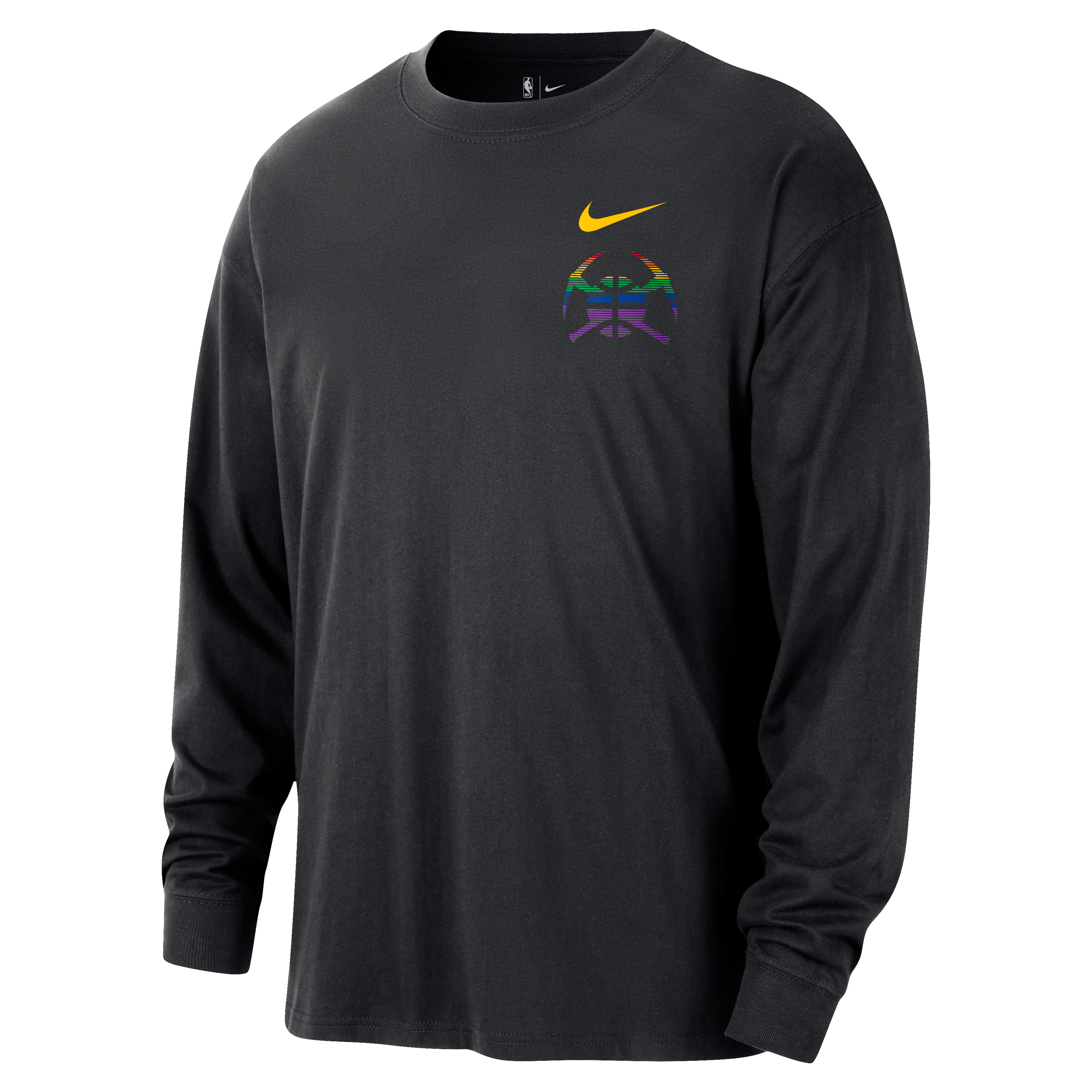 Denver Nuggets Essential City Edition Men's Nike NBA Long-Sleeve T-Shirt