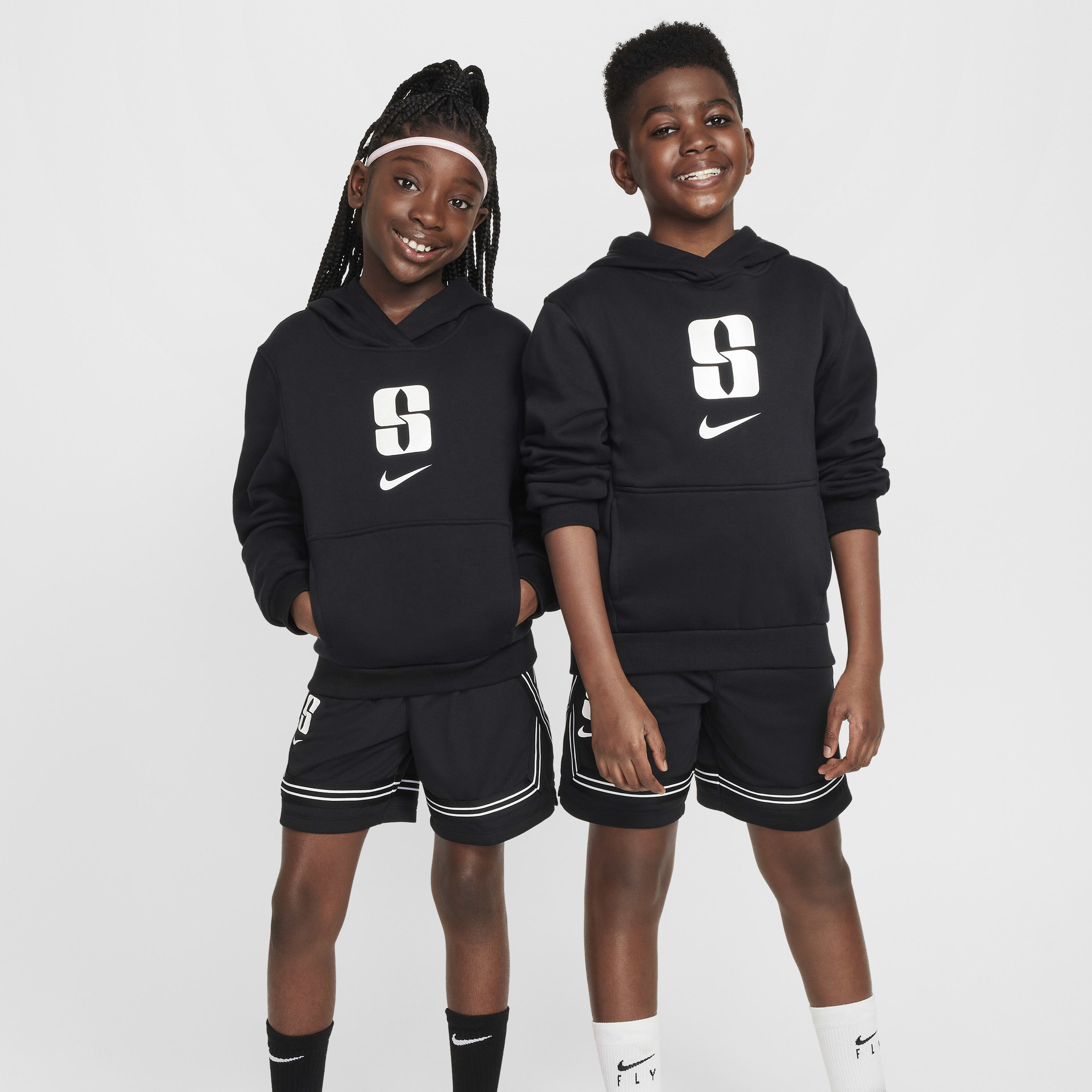 Sabrina Big Kids' Fleece Basketball Hoodie