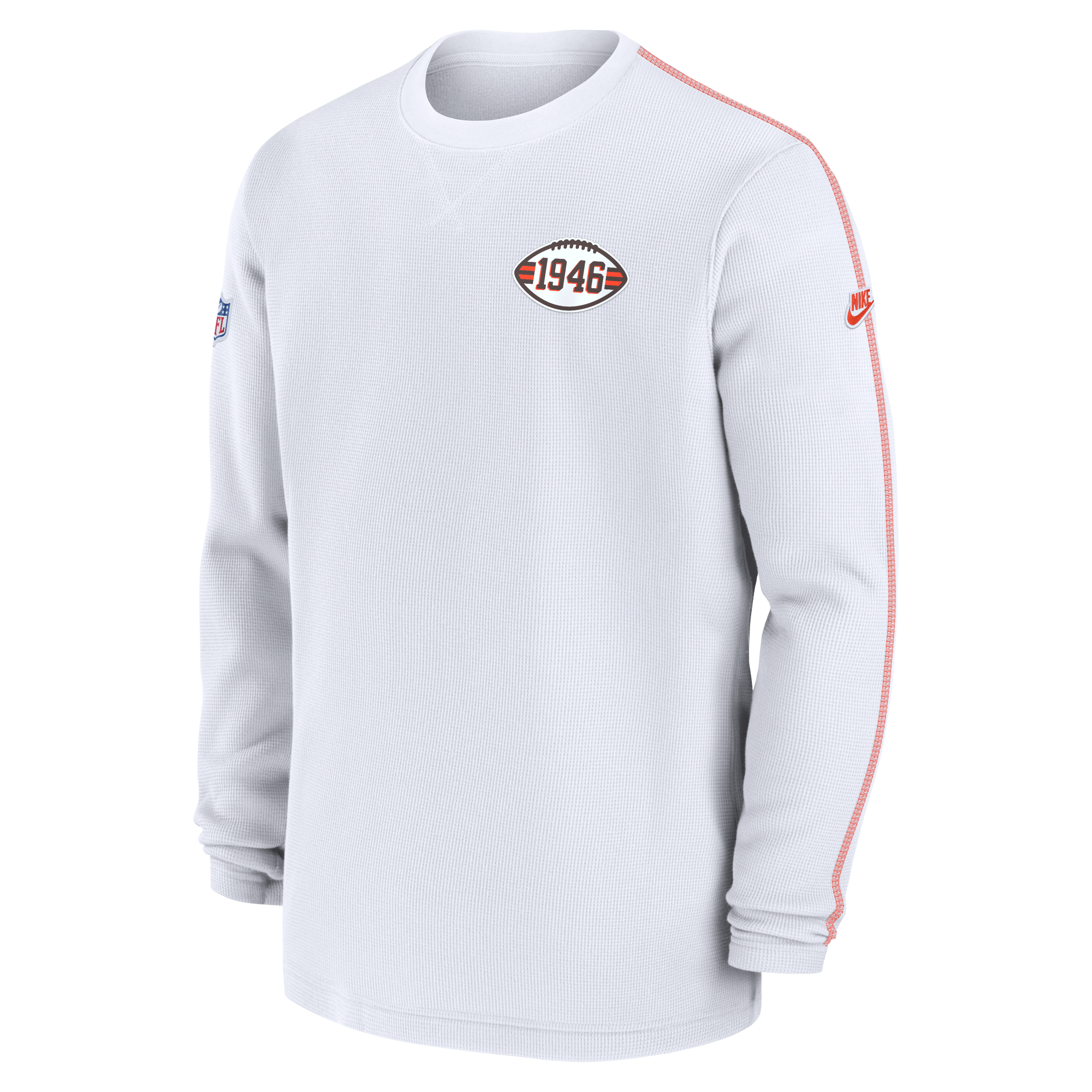 Cleveland Browns Logo Coach Men’s Nike NFL Long-Sleeve Top