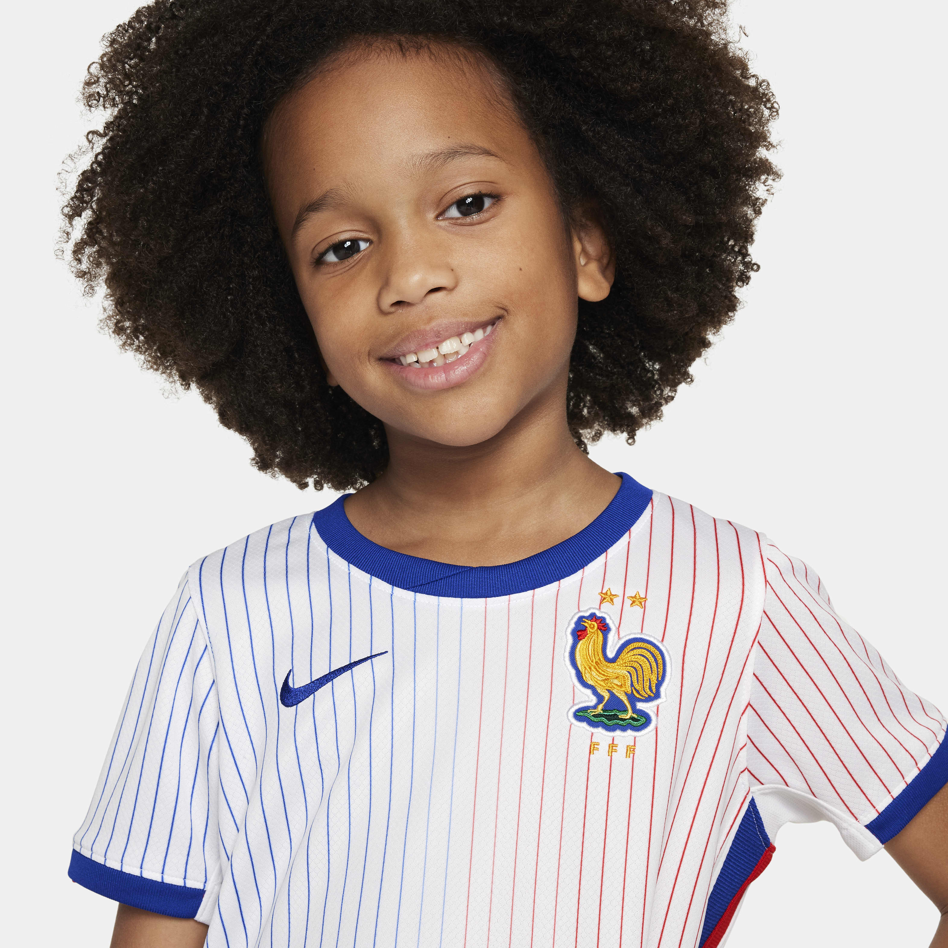 Nike FFF 2024 Stadium Away Younger Kids' Nike Football Replica 3-Piece ...