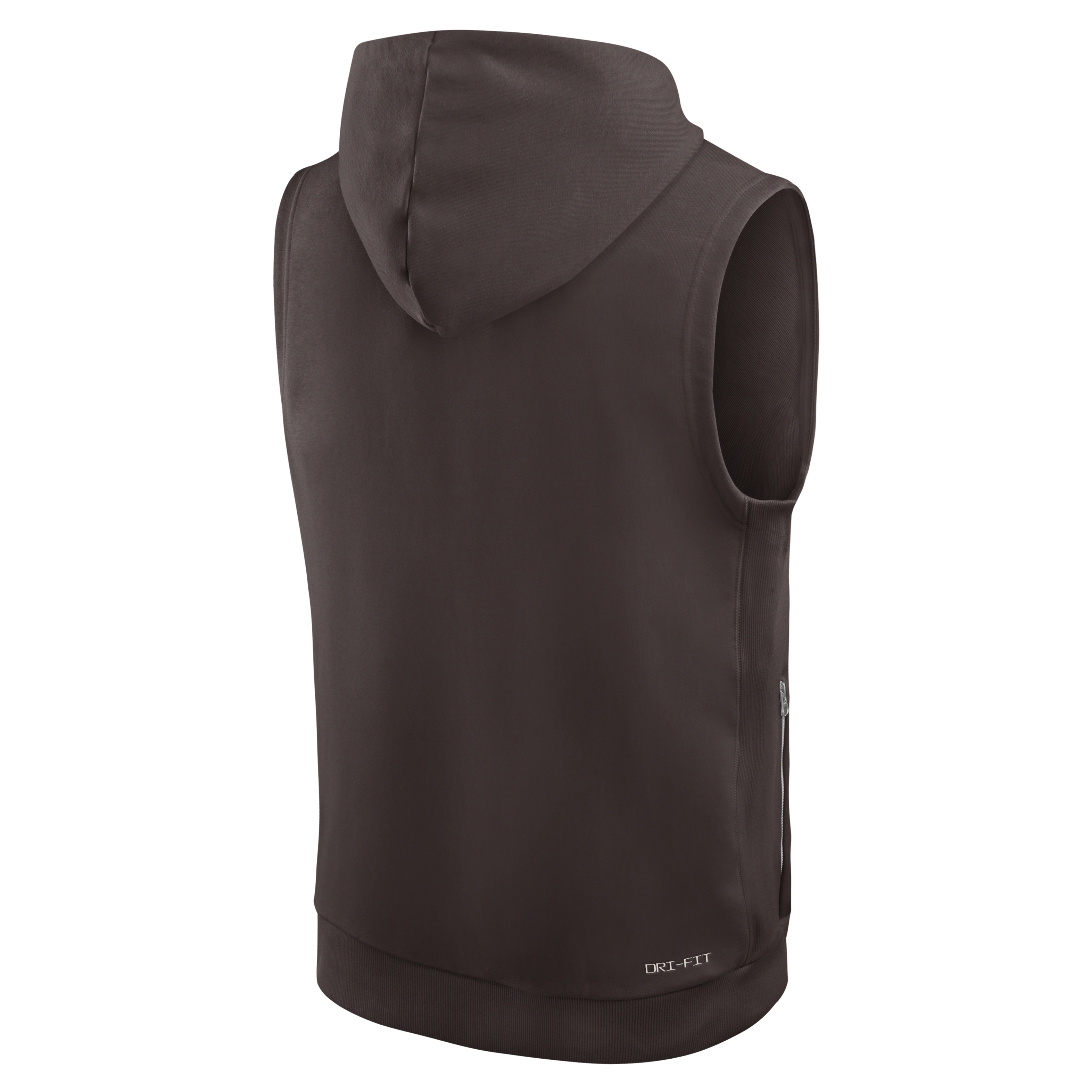 Cleveland Browns Sideline Men's Nike Dri-FIT NFL Sleeveless Pullover Hoodie