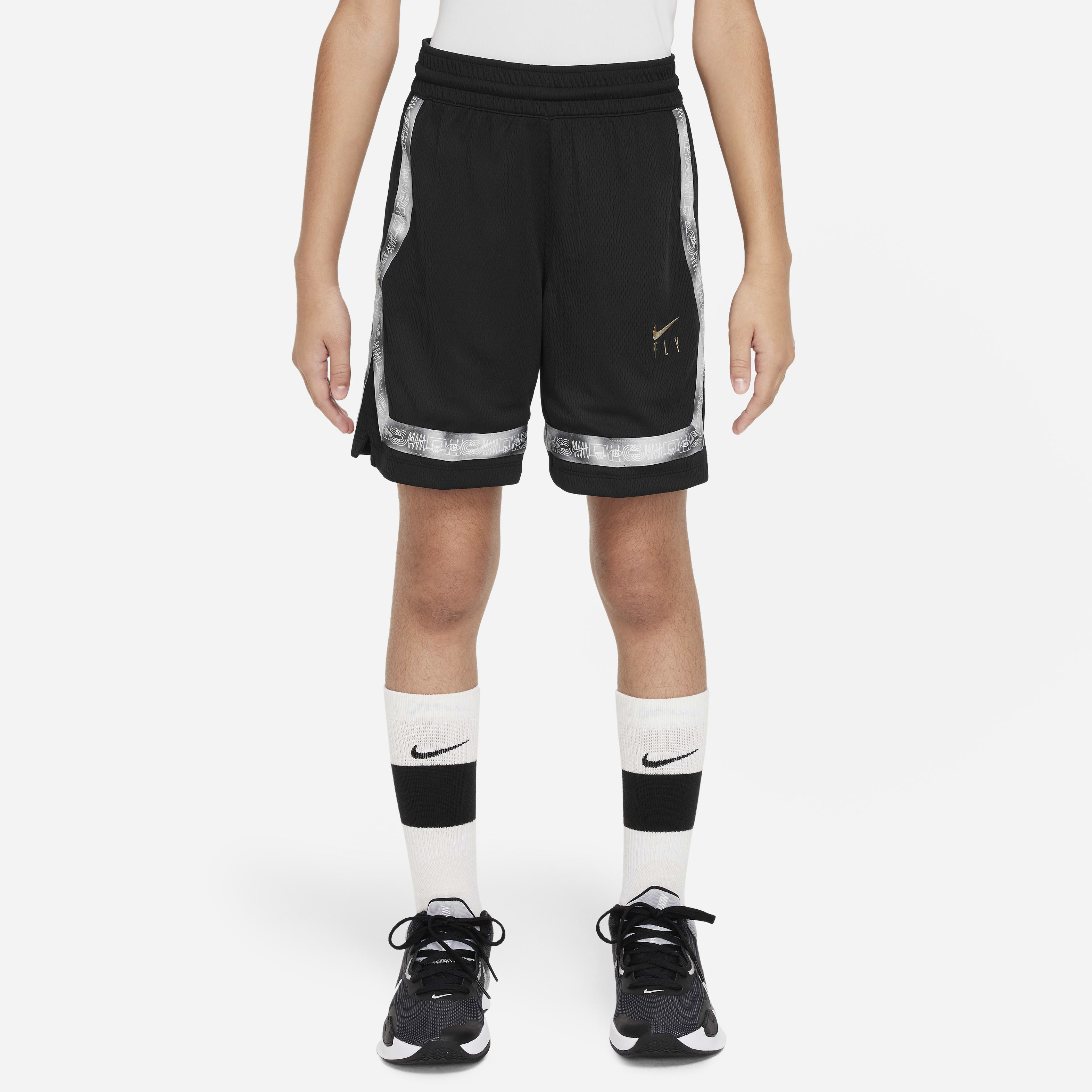 Nike Dri-FIT Culture of Basketball Fly Crossover Big Kids' (Girls') Printed Shorts