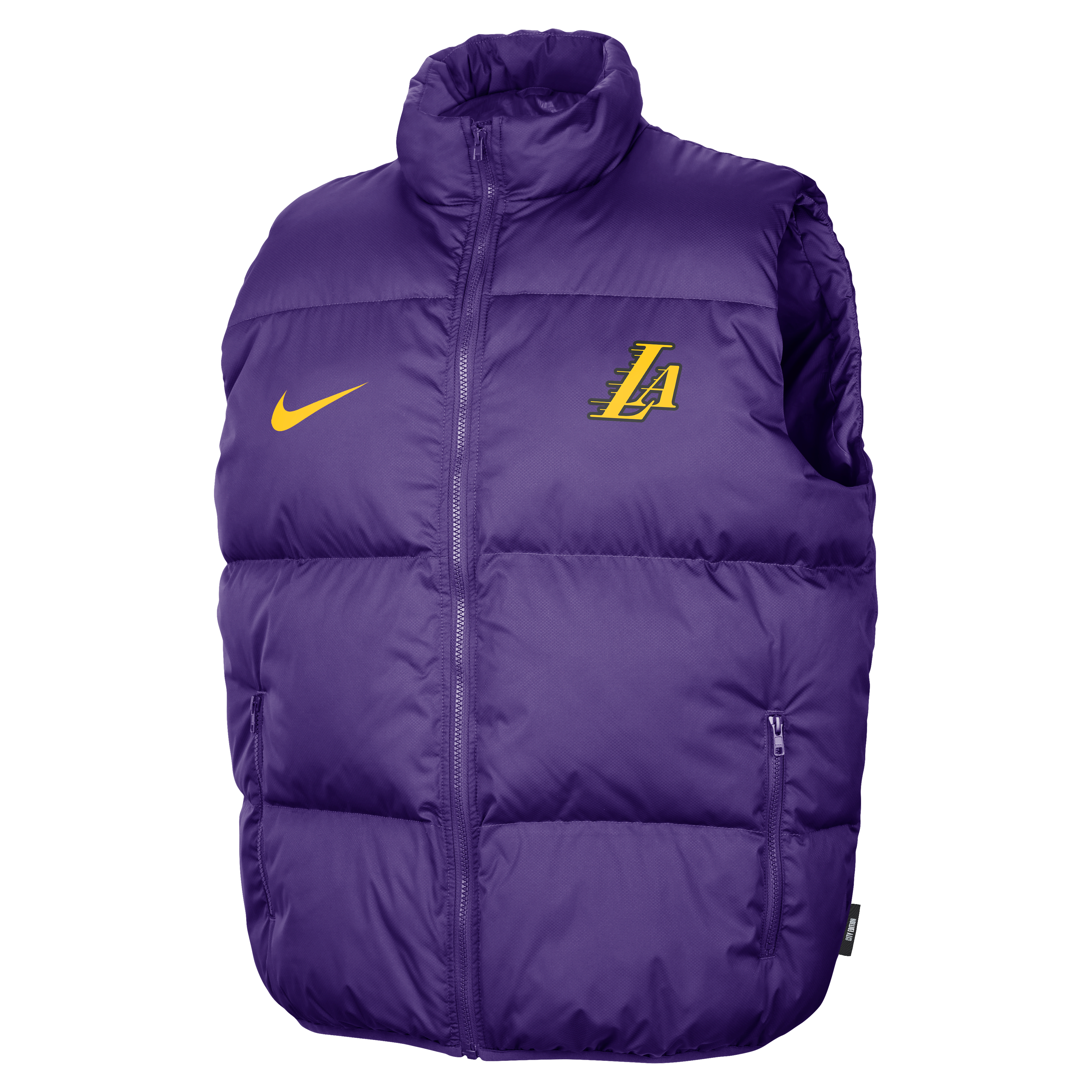 Los Angeles Lakers City Edition Men's Nike NBA Puffer Vest