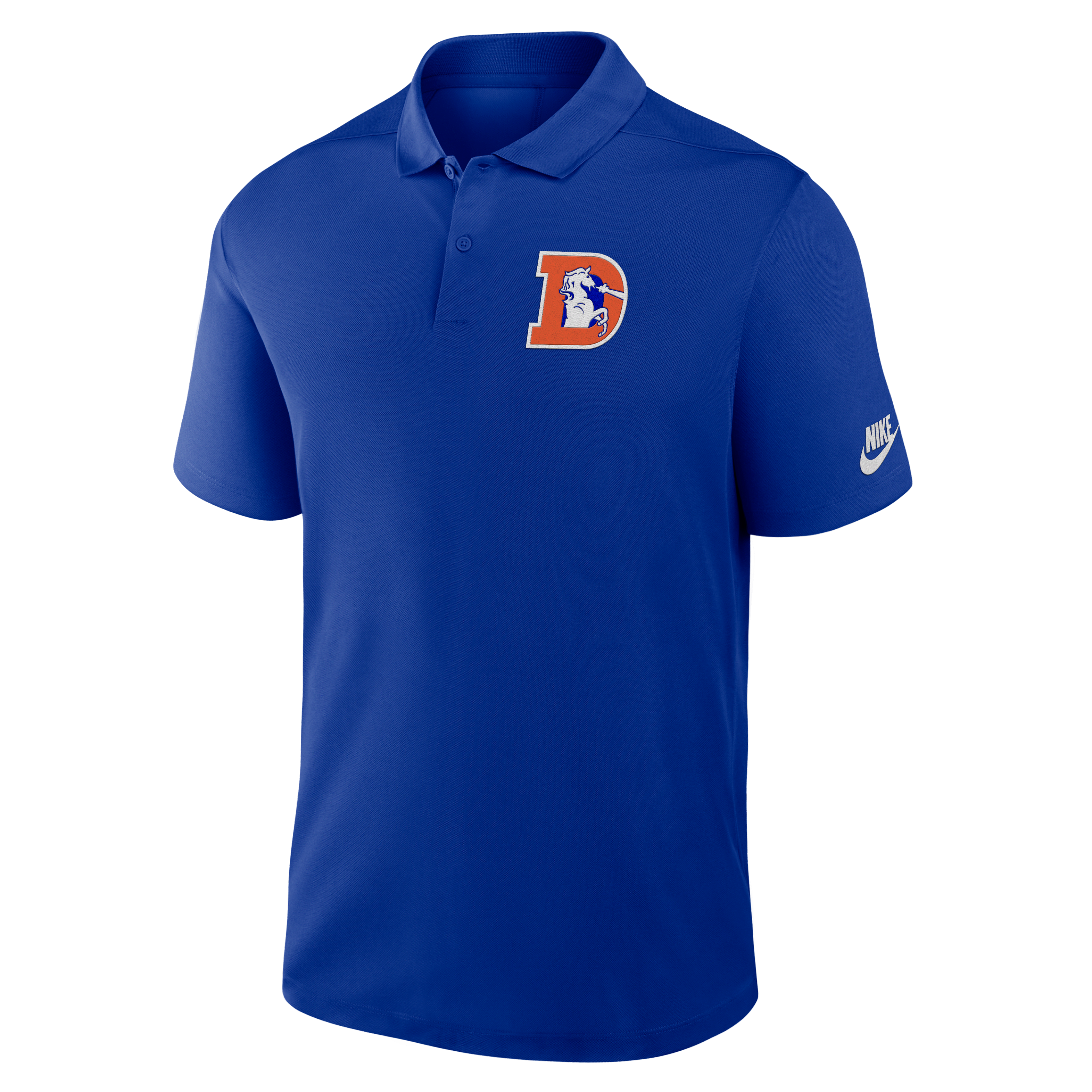 Denver Broncos Rewind Victory Men's Nike Dri-FIT NFL Polo