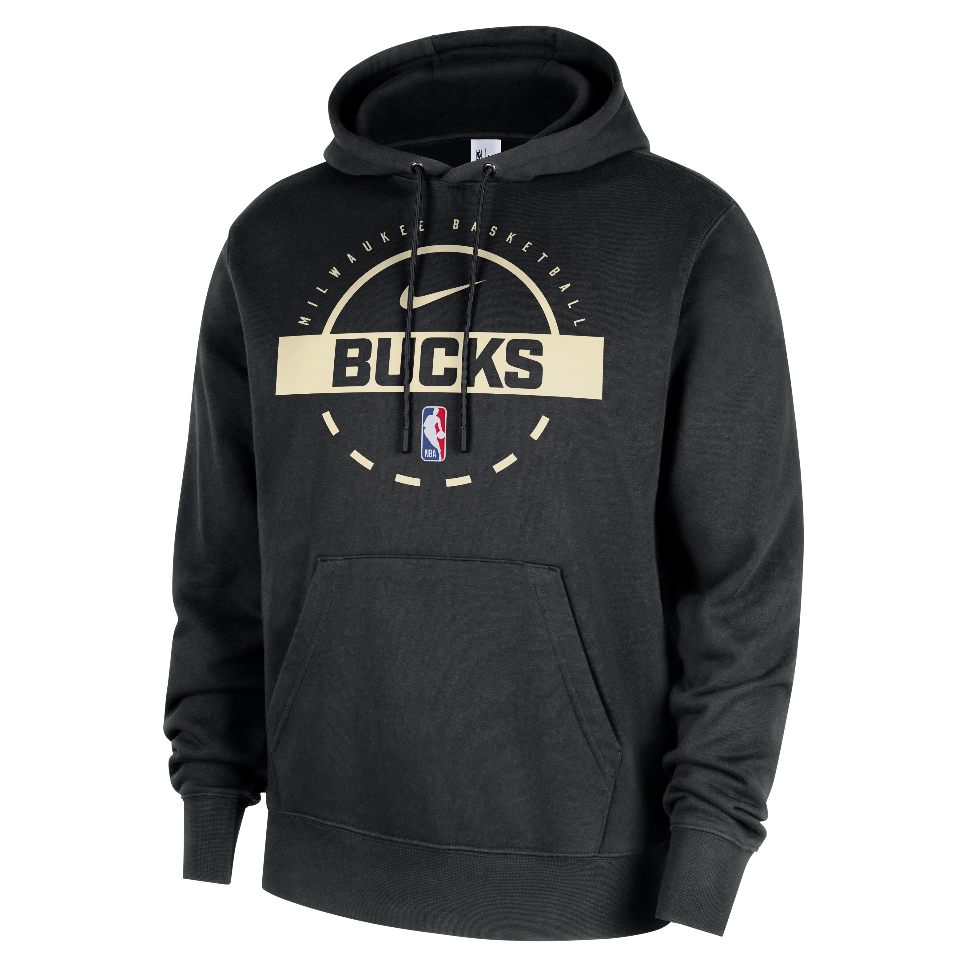Milwaukee Bucks Club Men's Nike NBA Practice Pullover Hoodie