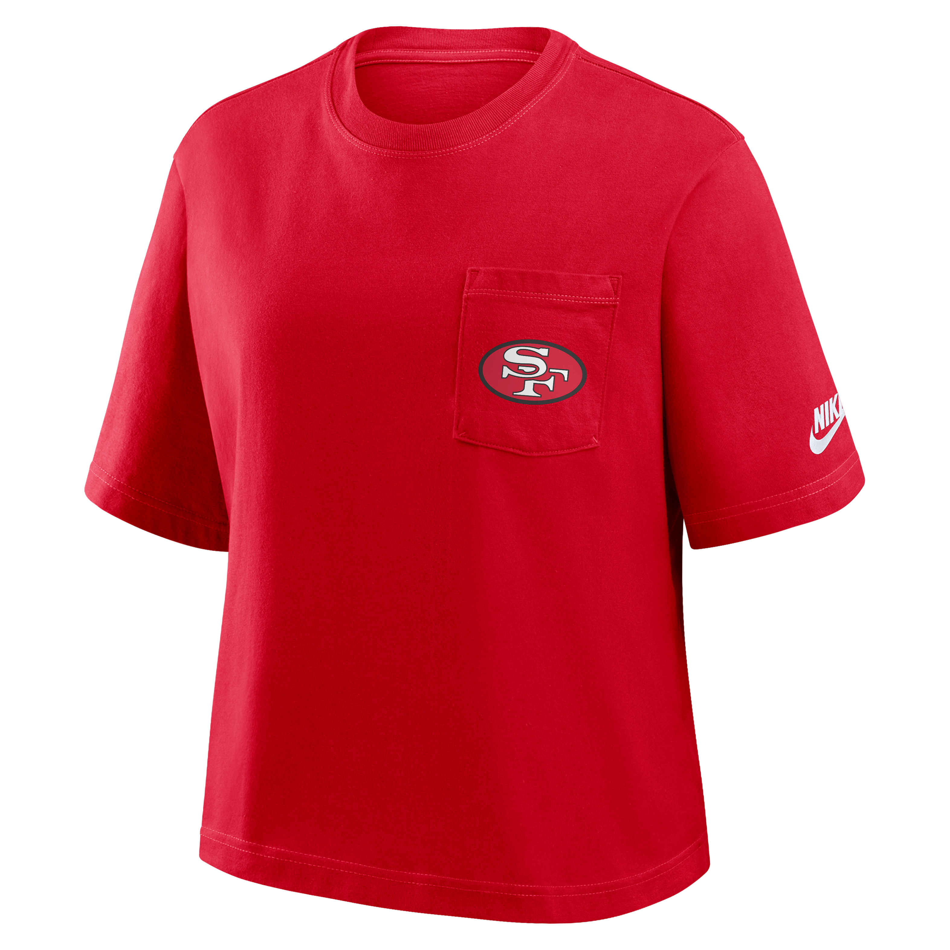 San Francisco 49ers Rewind Pocket Boxy Women's Nike NFL T-Shirt