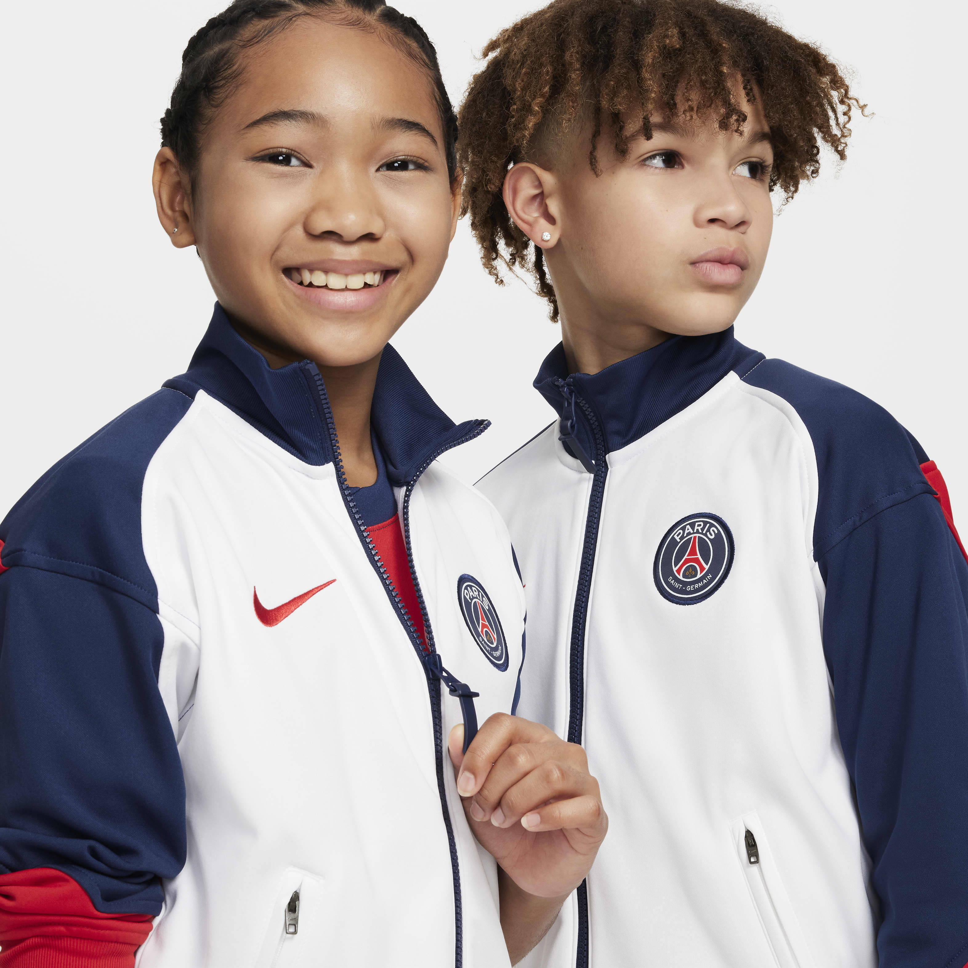 Paris Saint-Germain Academy Pro Big Kids' Knit Soccer Jacket