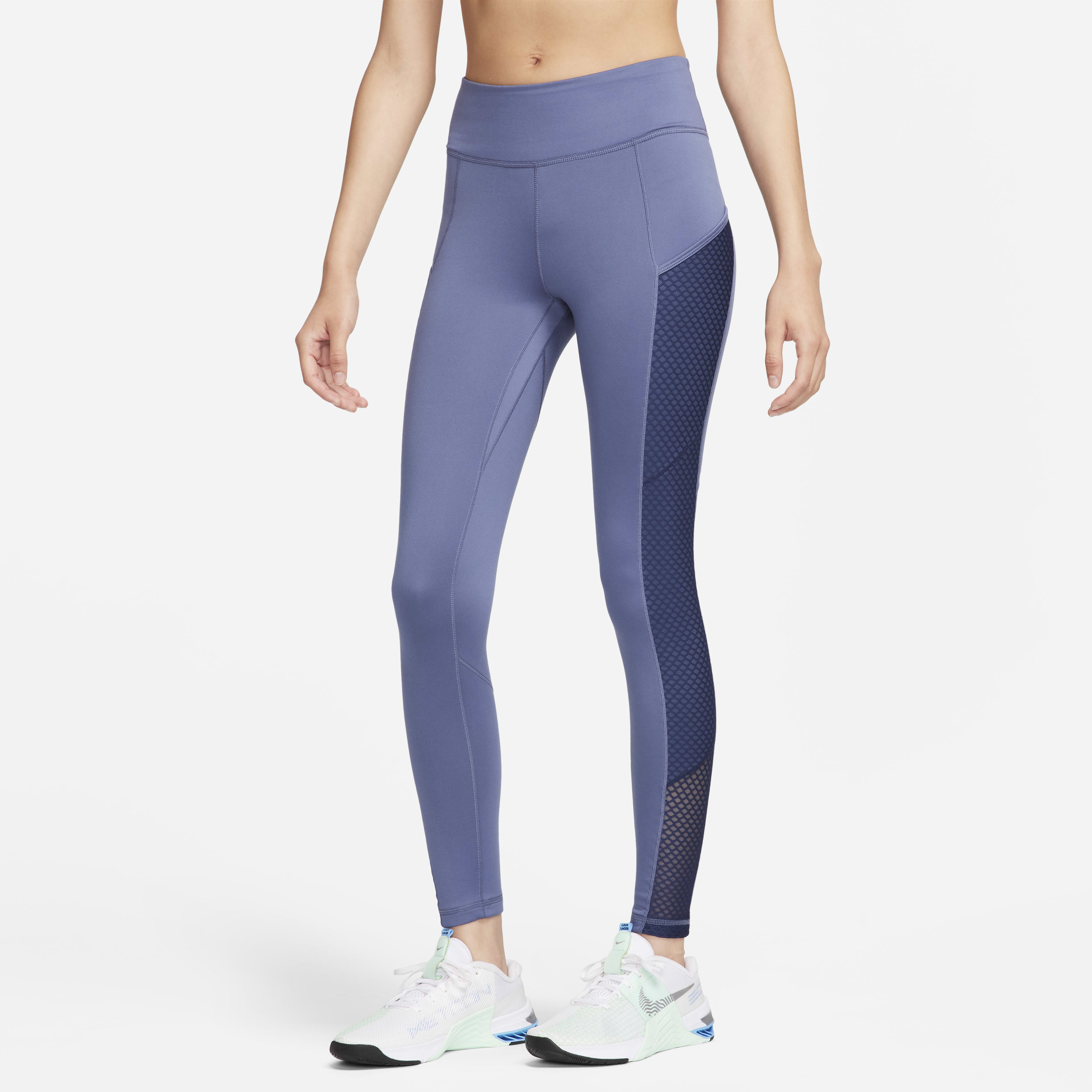 Nike Therma-FIT One Women's Mid-Rise Full-Length Training Leggings with Pockets