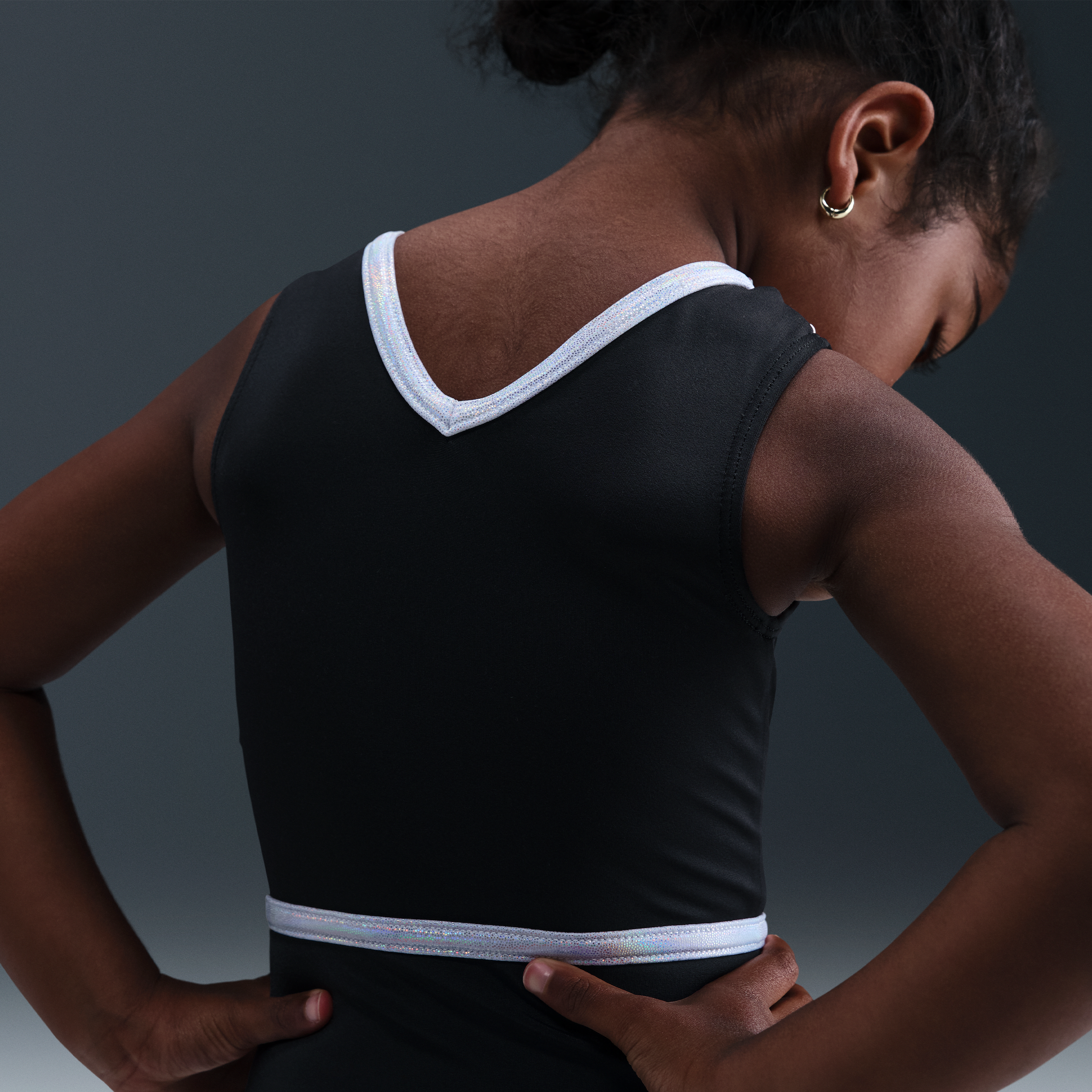 Nike Gymnastics Stars at Midnight Leotard