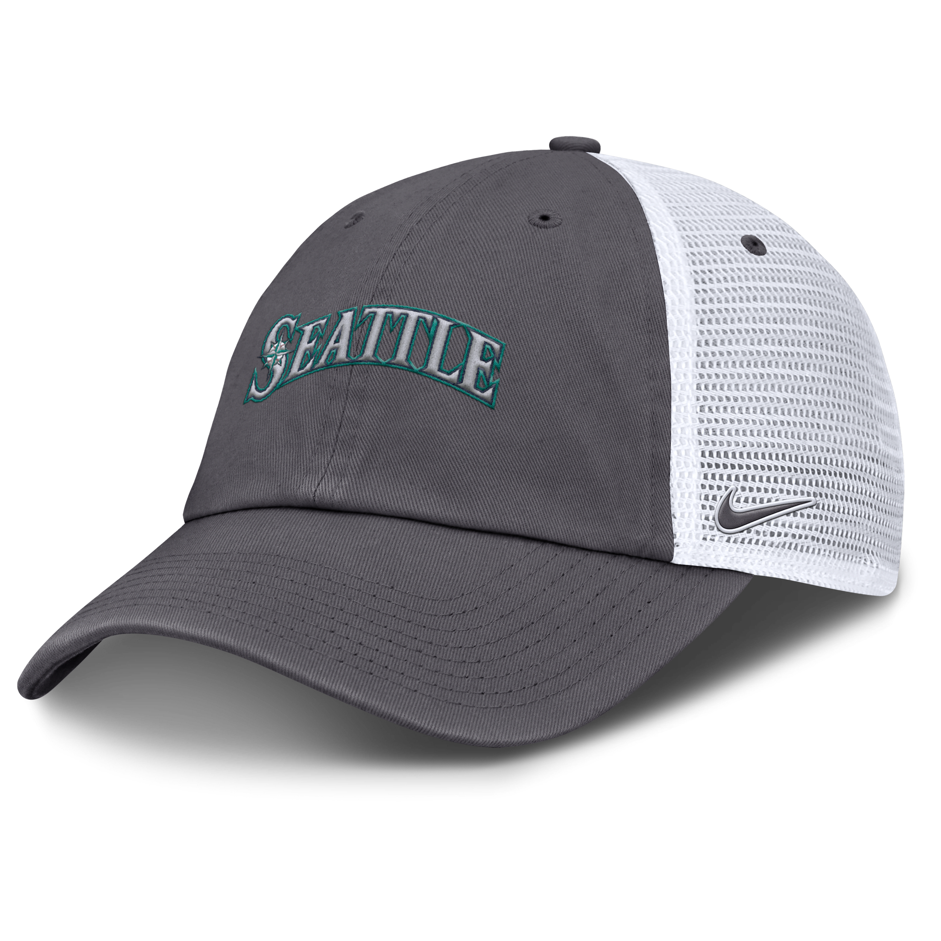 Seattle Mariners Club Men's Nike MLB Trucker Adjustable Hat