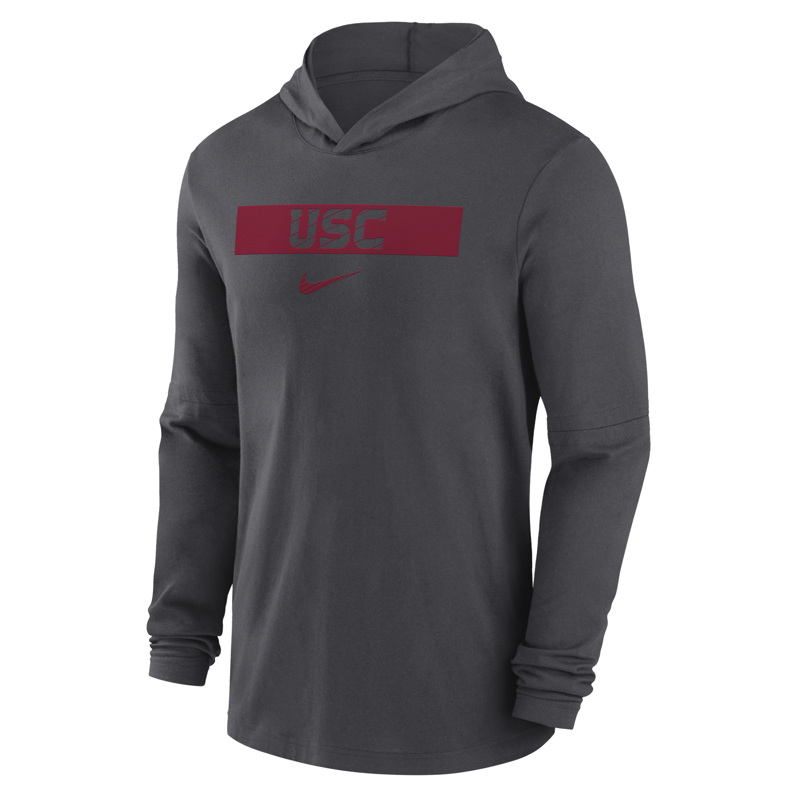 USC Trojans Sideline Men's Nike Dri-FIT College Long-Sleeve Hooded Top