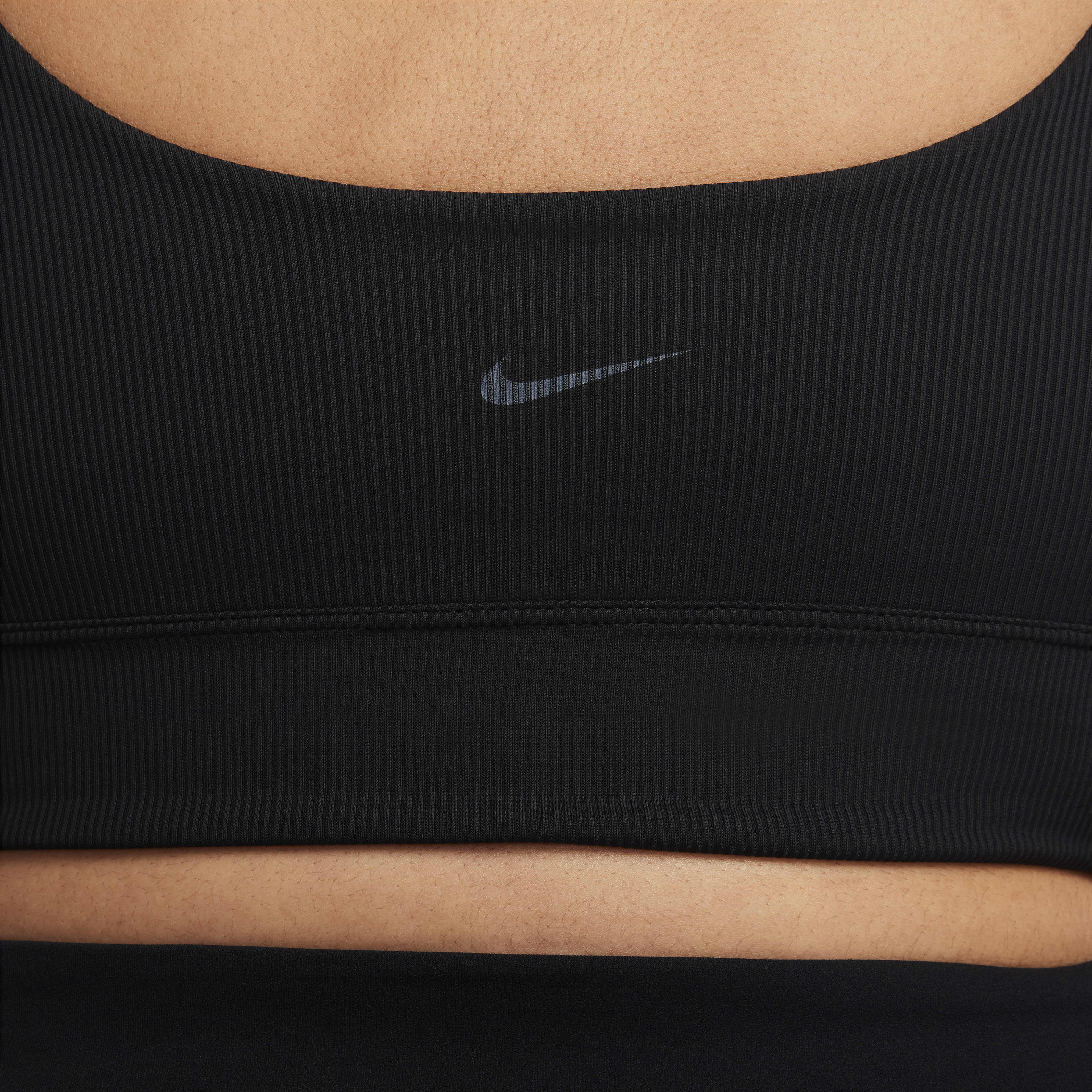 Nike Zenvy Rib Women's Light-Support Non-Padded Longline Sports Bra (Plus Size)