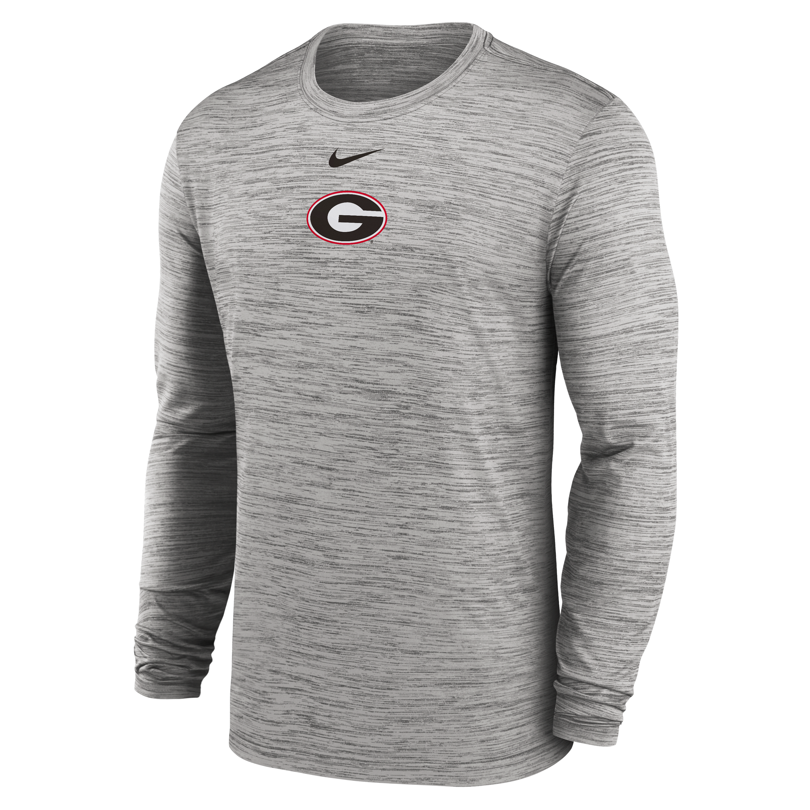 Georgia Sideline Velocity Men's Nike Dri-FIT College Long-Sleeve T-Shirt
