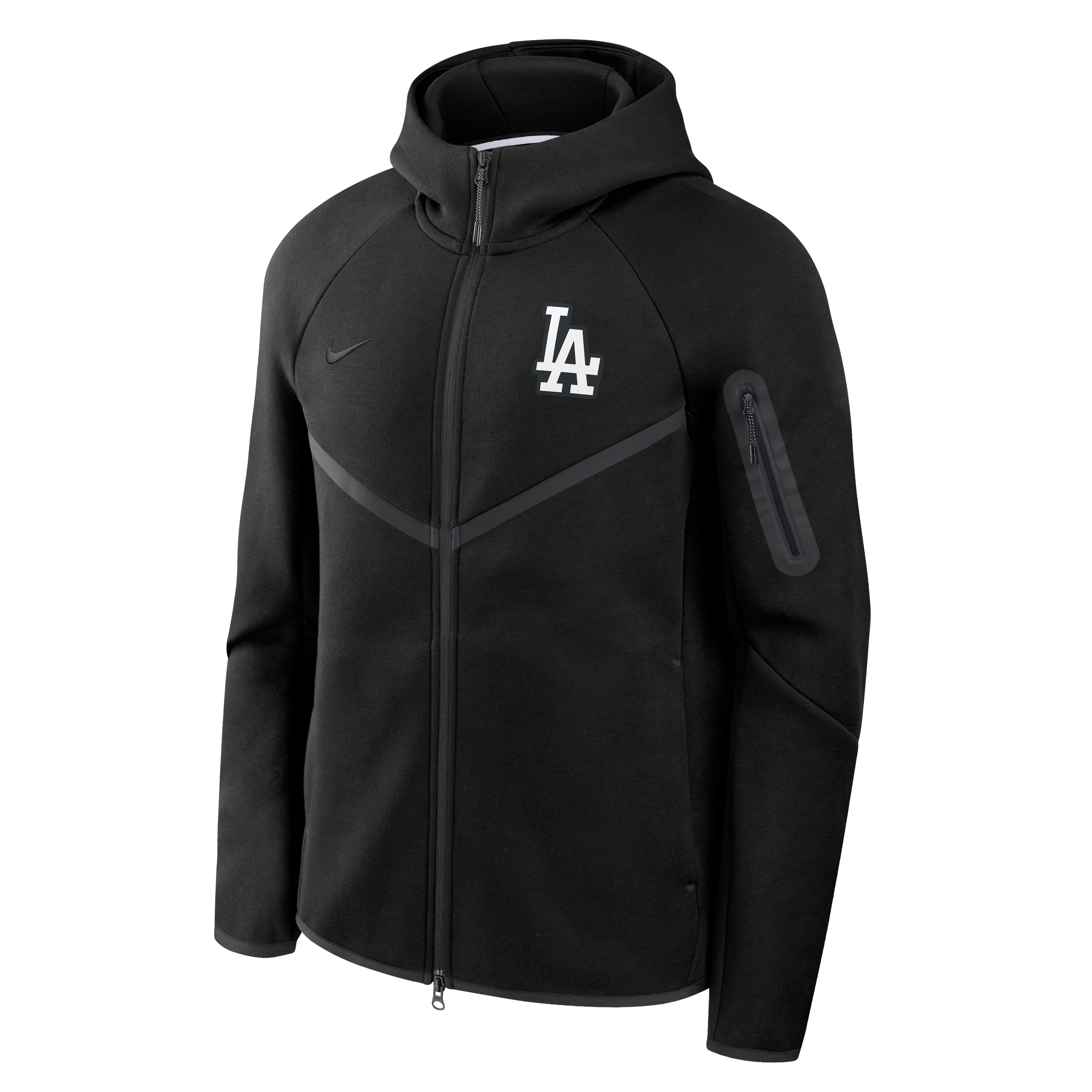 Los Angeles Dodgers Tech Fleece Windrunner Men's Nike MLB Full-Zip Hooded Jacket