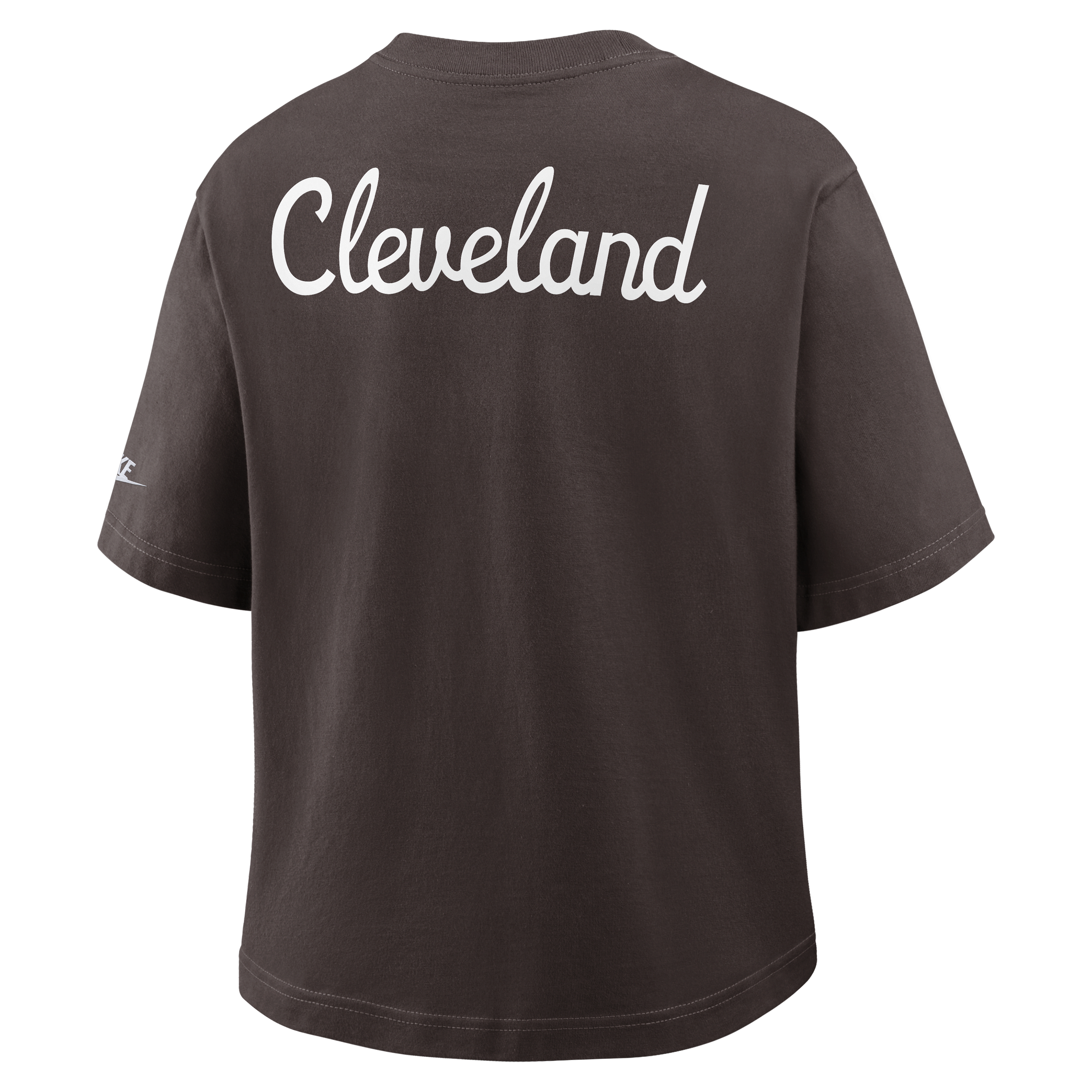 Cleveland Browns Rewind Pocket Boxy Women's Nike NFL T-Shirt