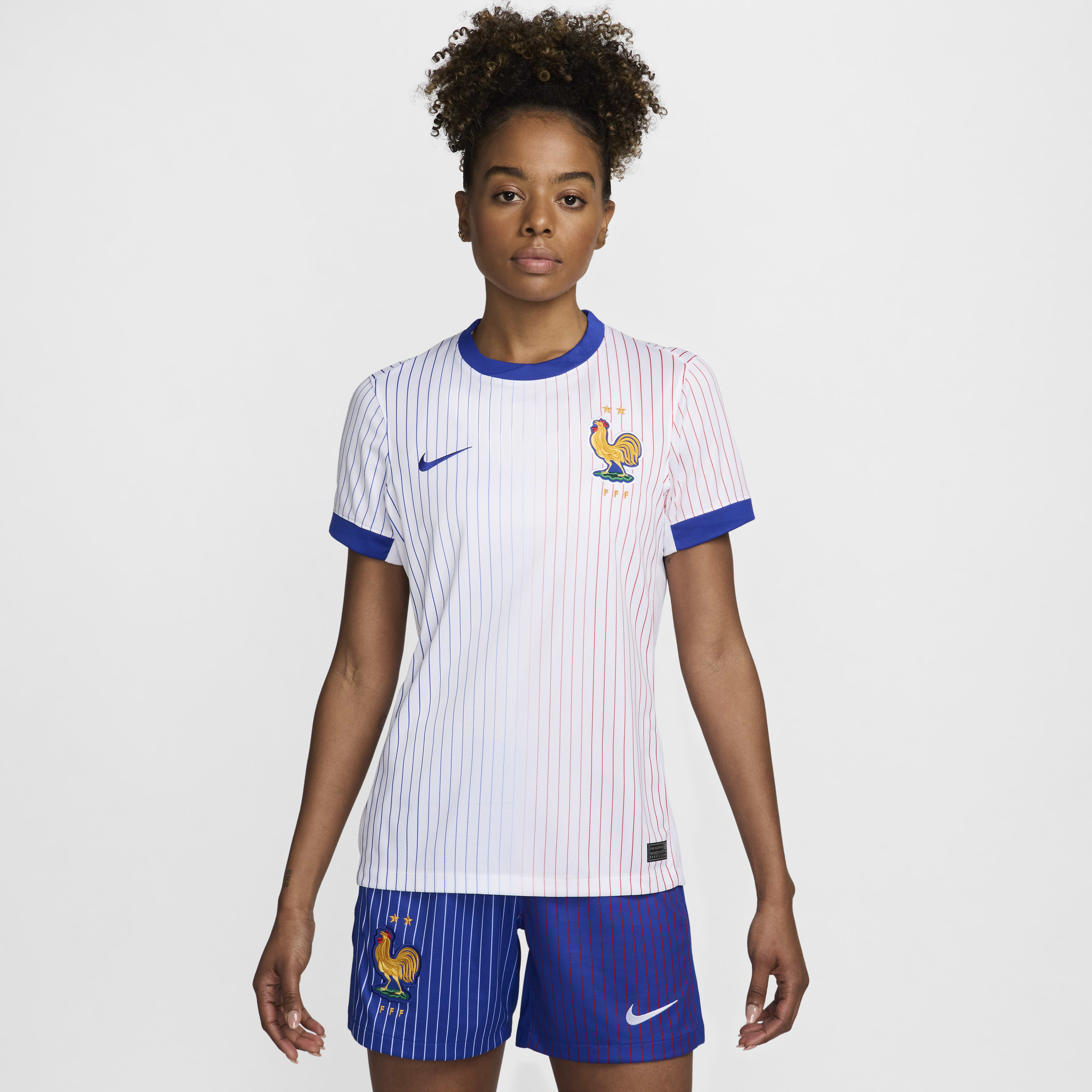 FFF (Men's Team) 2024/25 Stadium Away Women's Nike Dri-FIT Soccer Replica Jersey