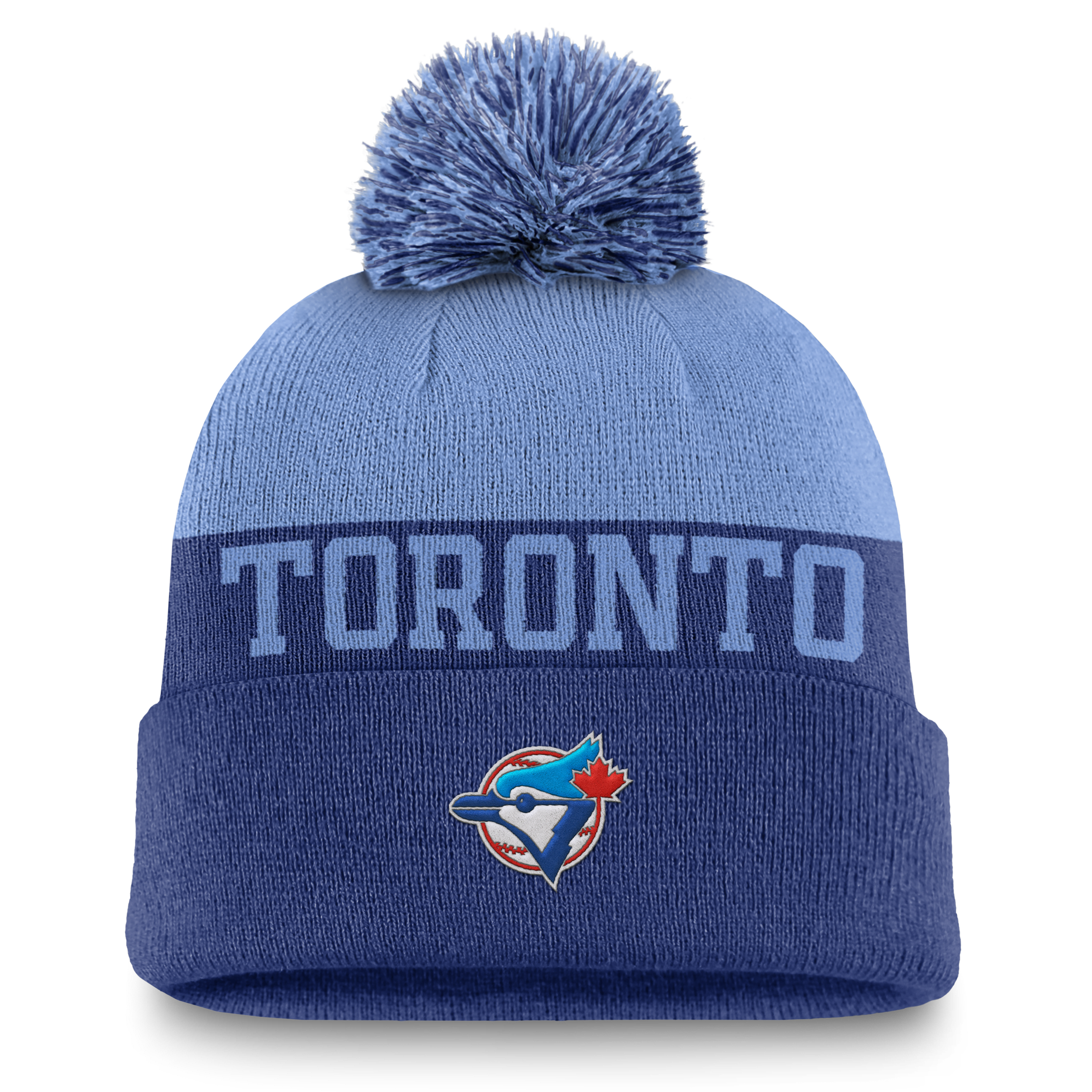 Toronto Blue Jays Rewind Peak Men's Nike MLB Cuffed Pom Beanie