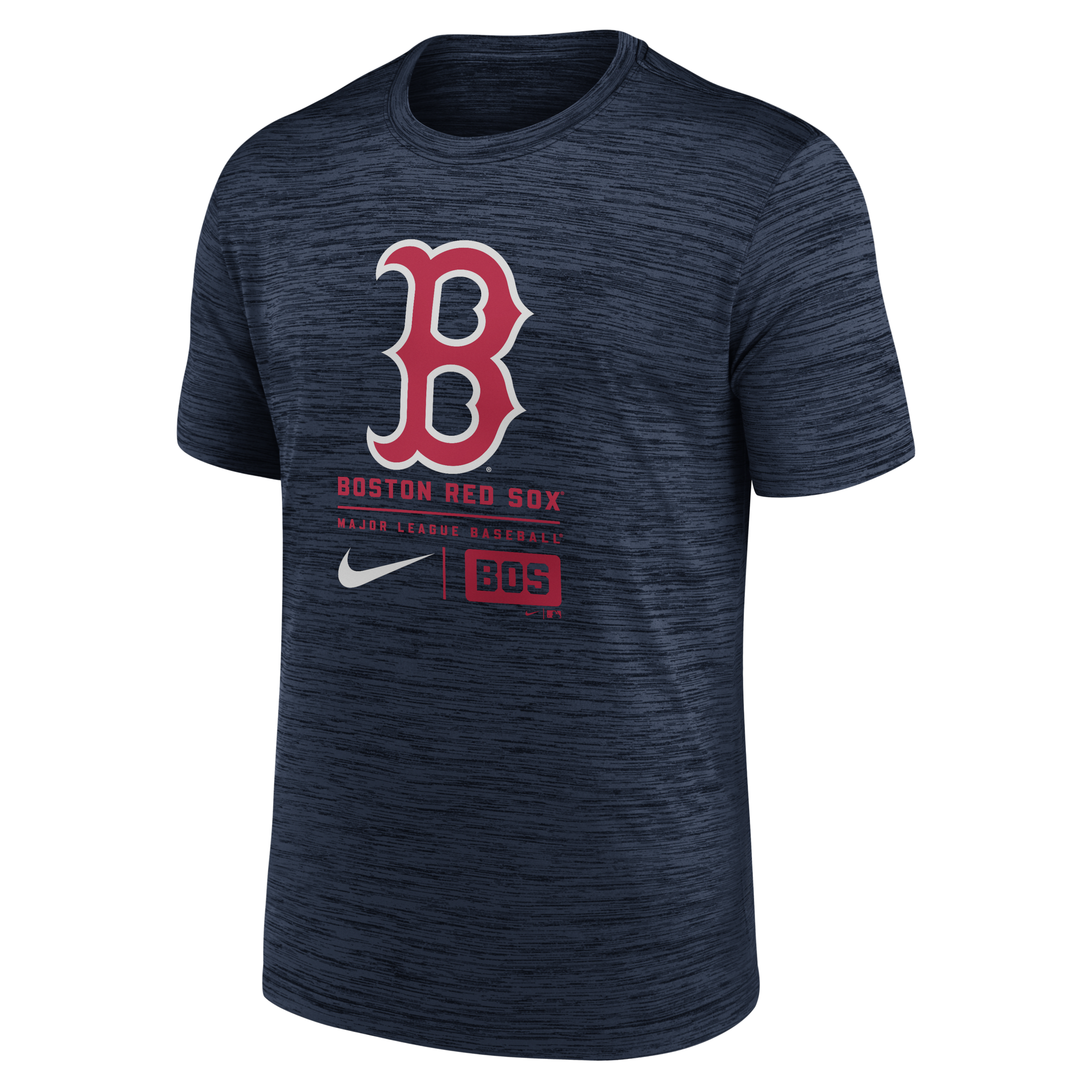 Boston Red Sox Large Logo Velocity Men's Nike MLB T-Shirt