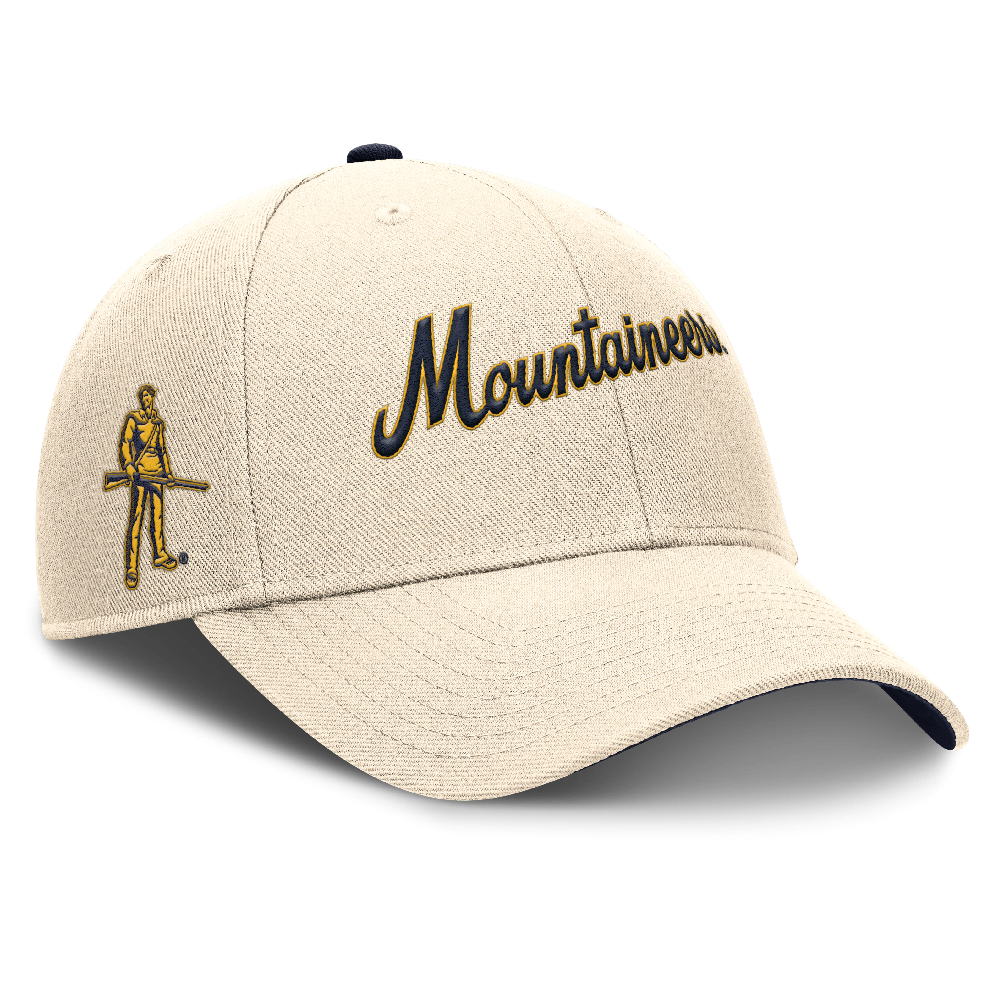 West Virginia Mountaineers Primetime Rise Men's Nike College Adjustable Hat