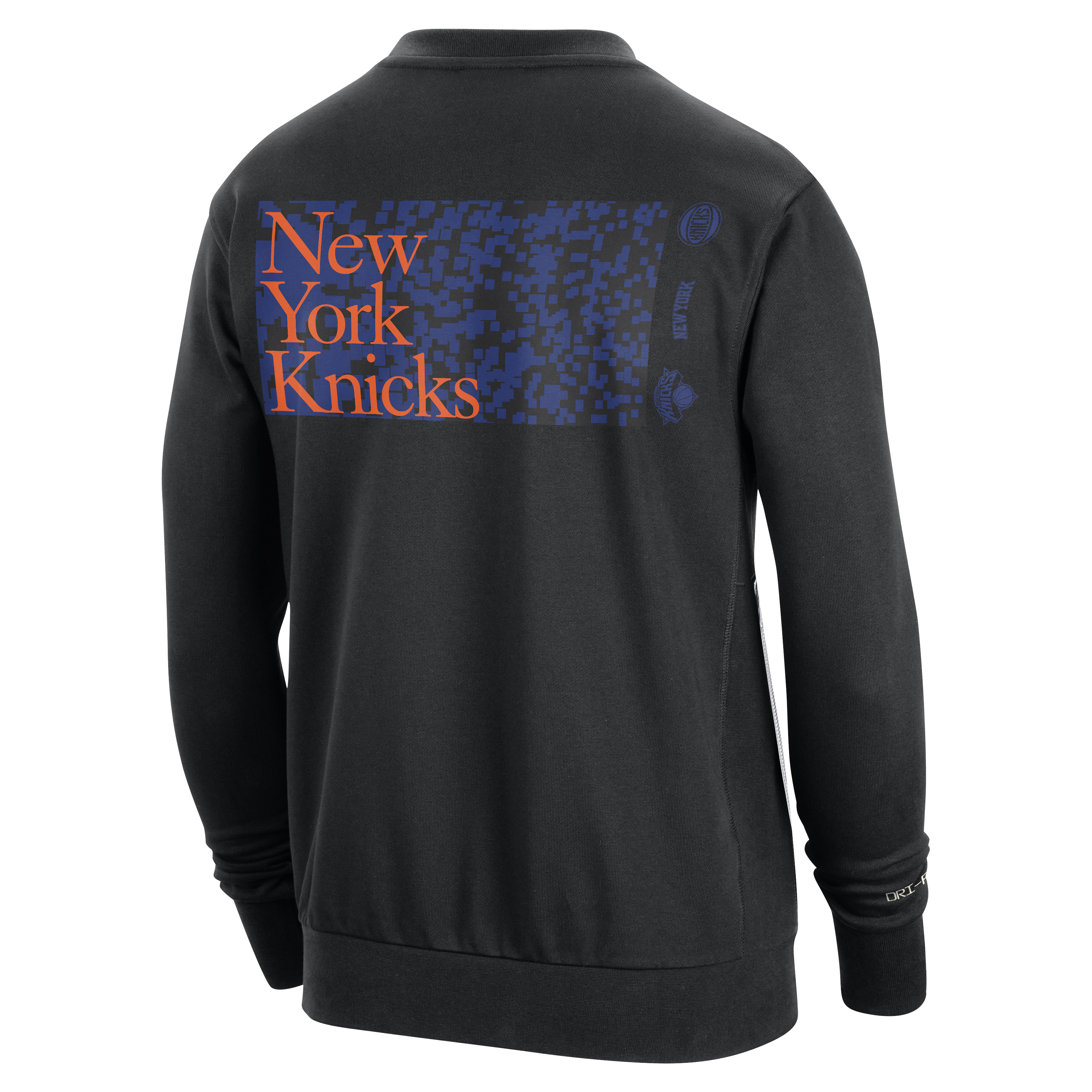 New York Knicks Standard Issue Men's Nike Dri-FIT NBA Crew-Neck Sweatshirt